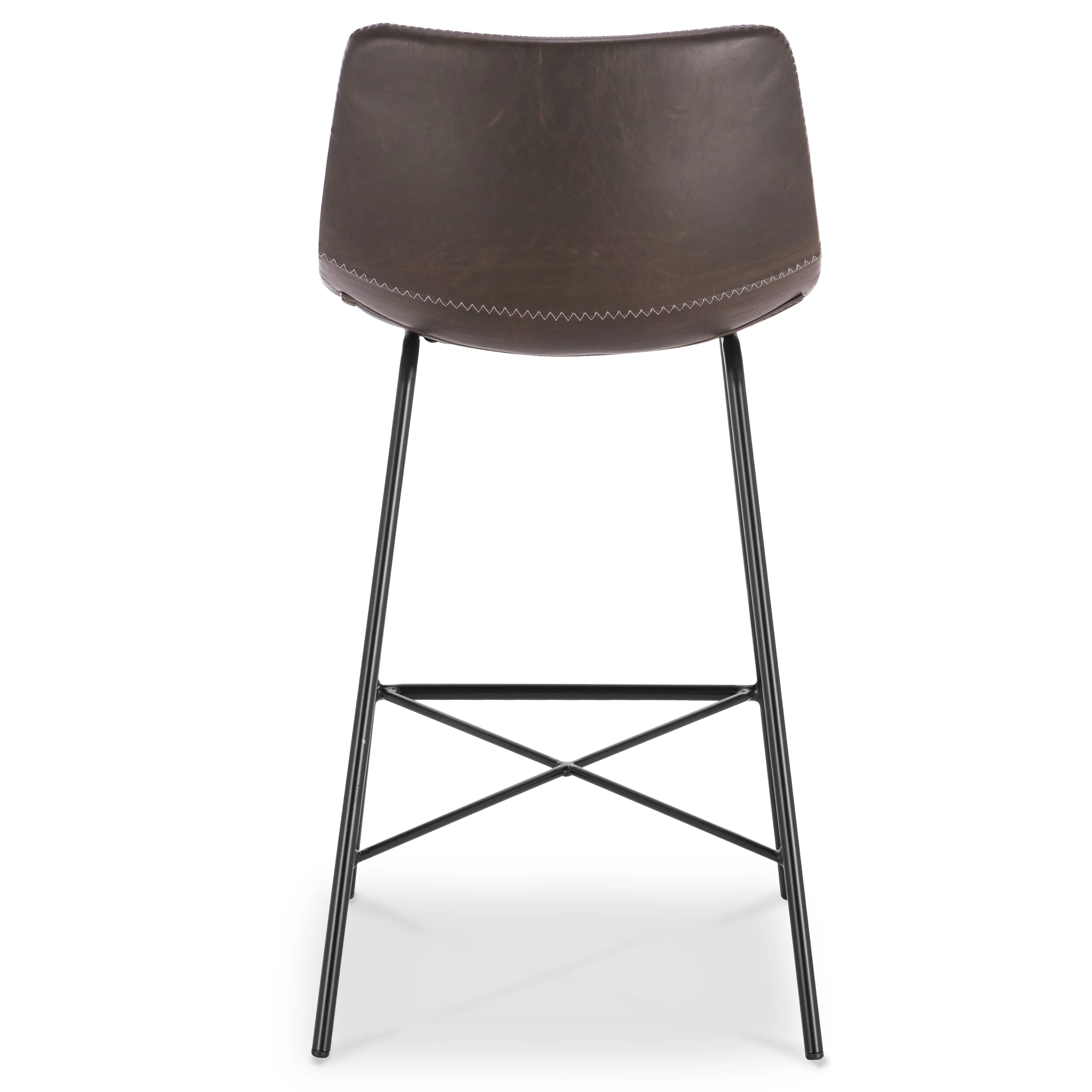 Paxton 24” Counter Height Stool | Brown | Set of 3 - Image 7