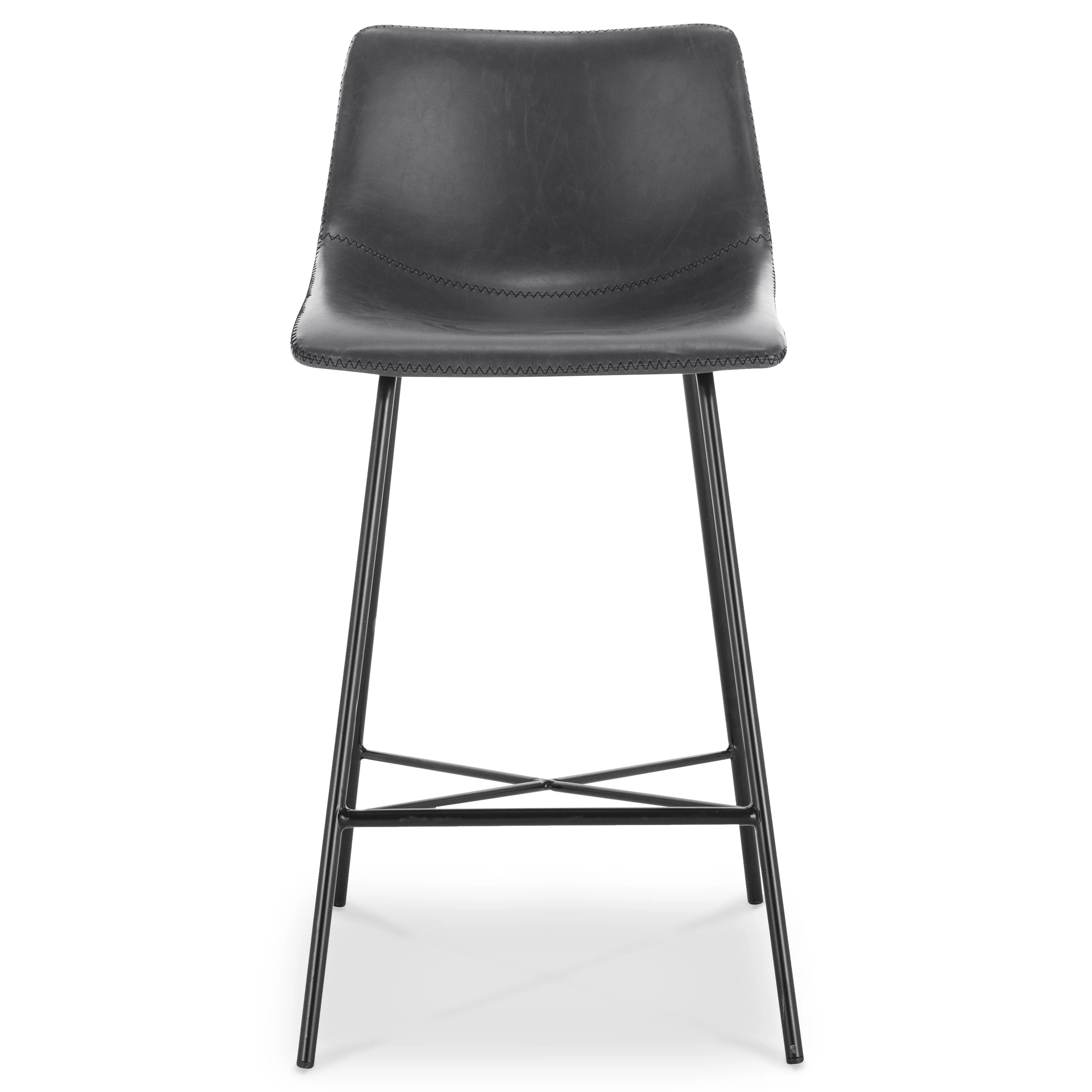 Paxton 24” Counter Height Stool | Grey | Set of 2 - Image 5
