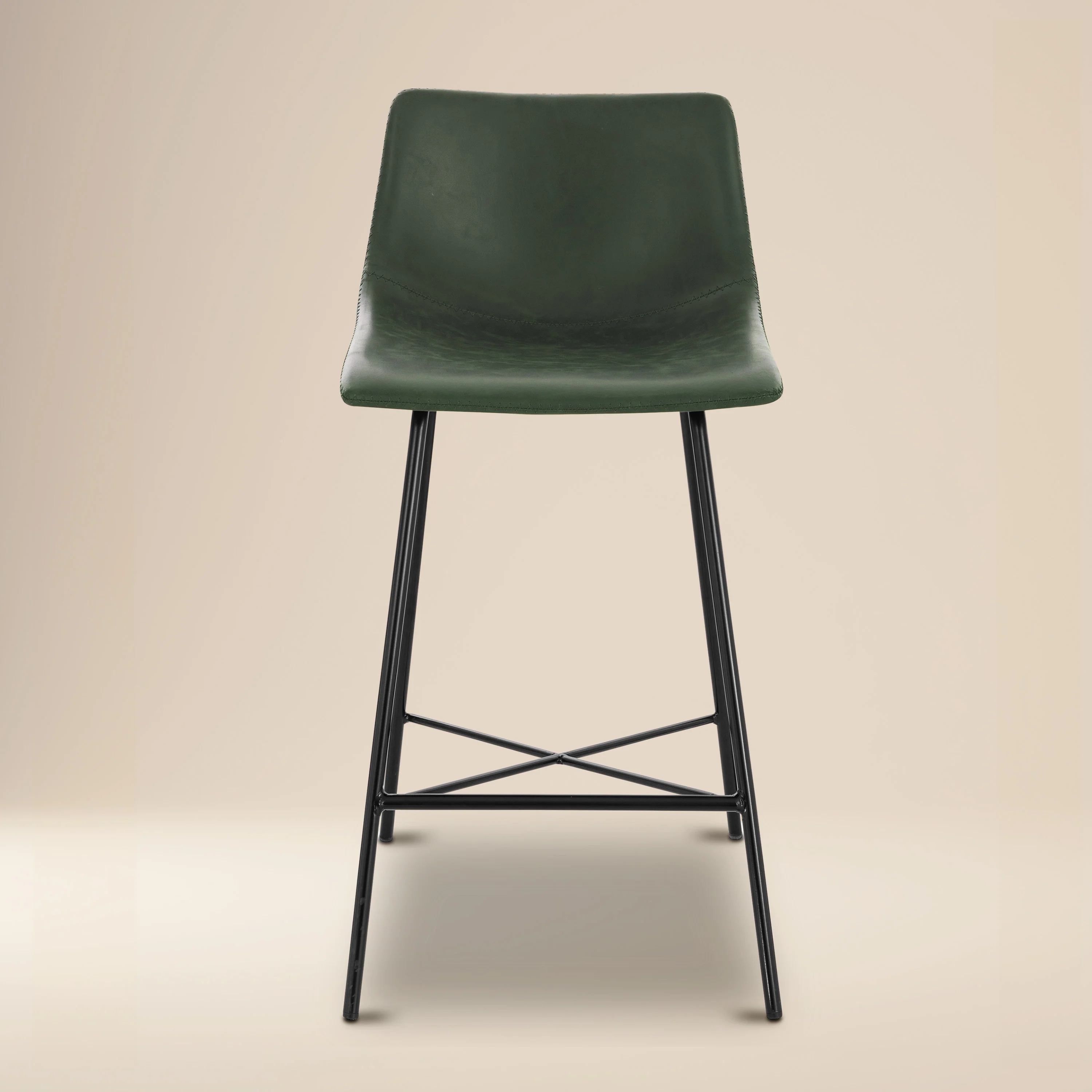 Paxton 24” Counter Height Stool | Ivy Green | Set of 3 - Image 2