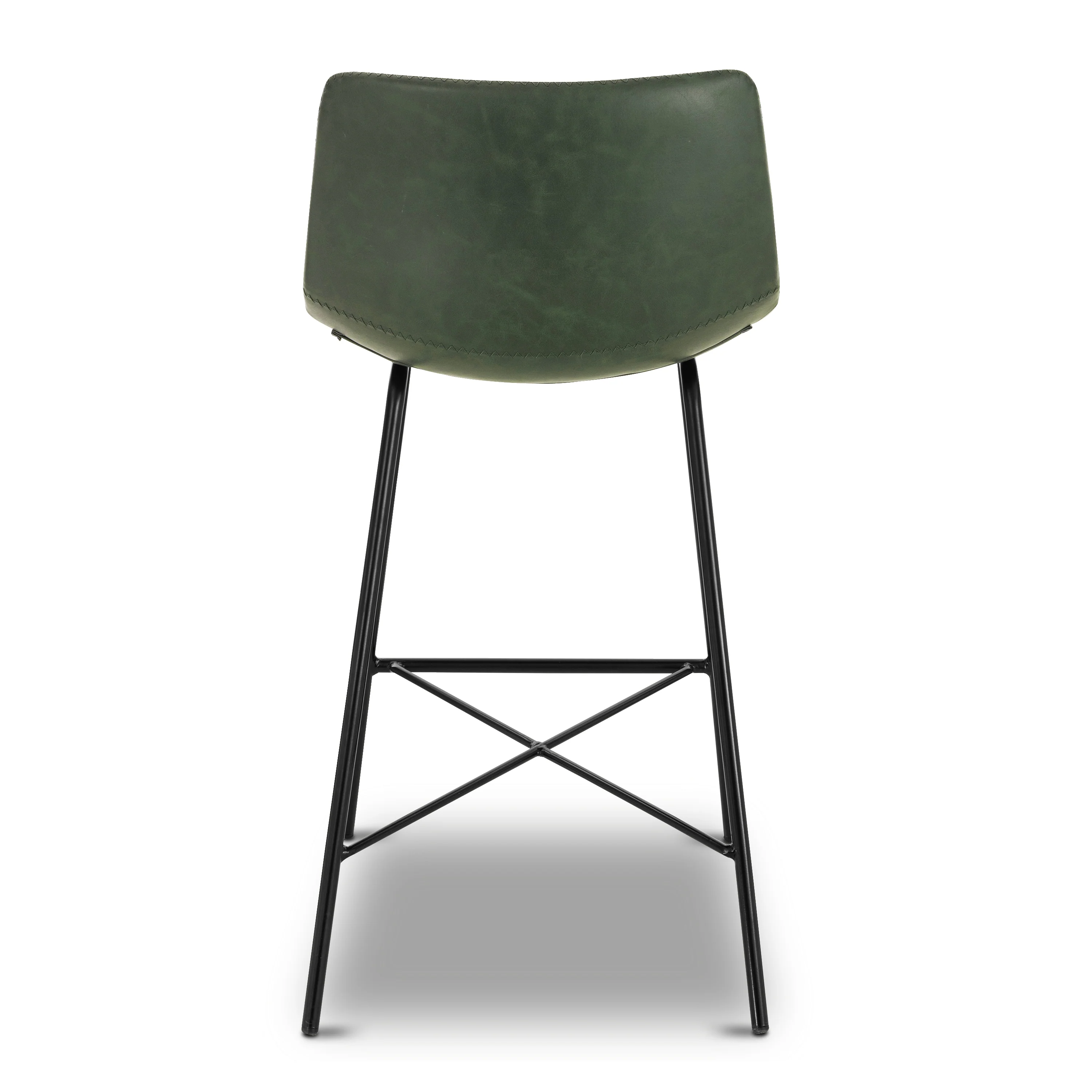 Paxton 24” Counter Height Stool | Ivy Green | Set of 3 - Image 7