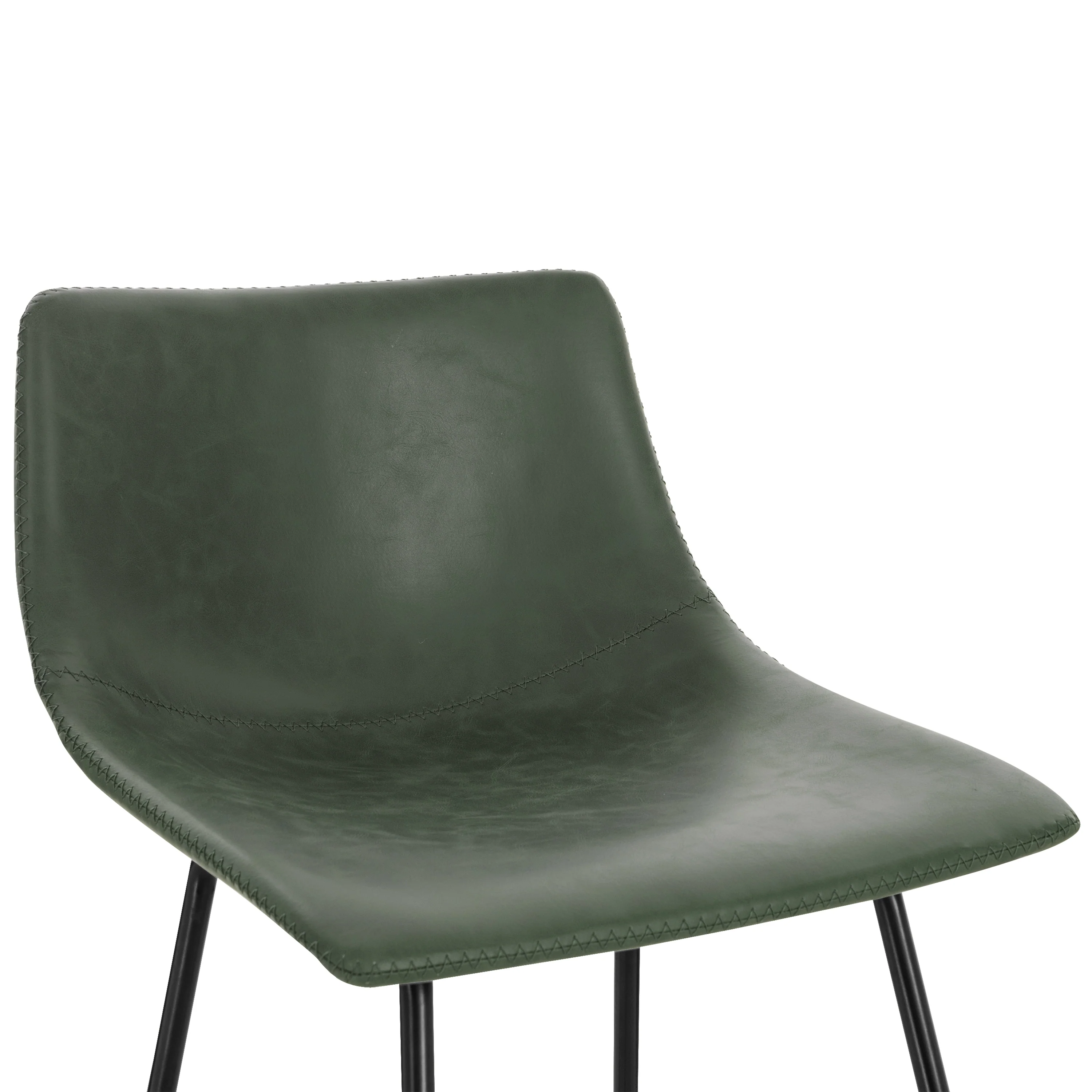 Paxton 24” Counter Height Stool | Ivy Green | Set of 3 - Image 8