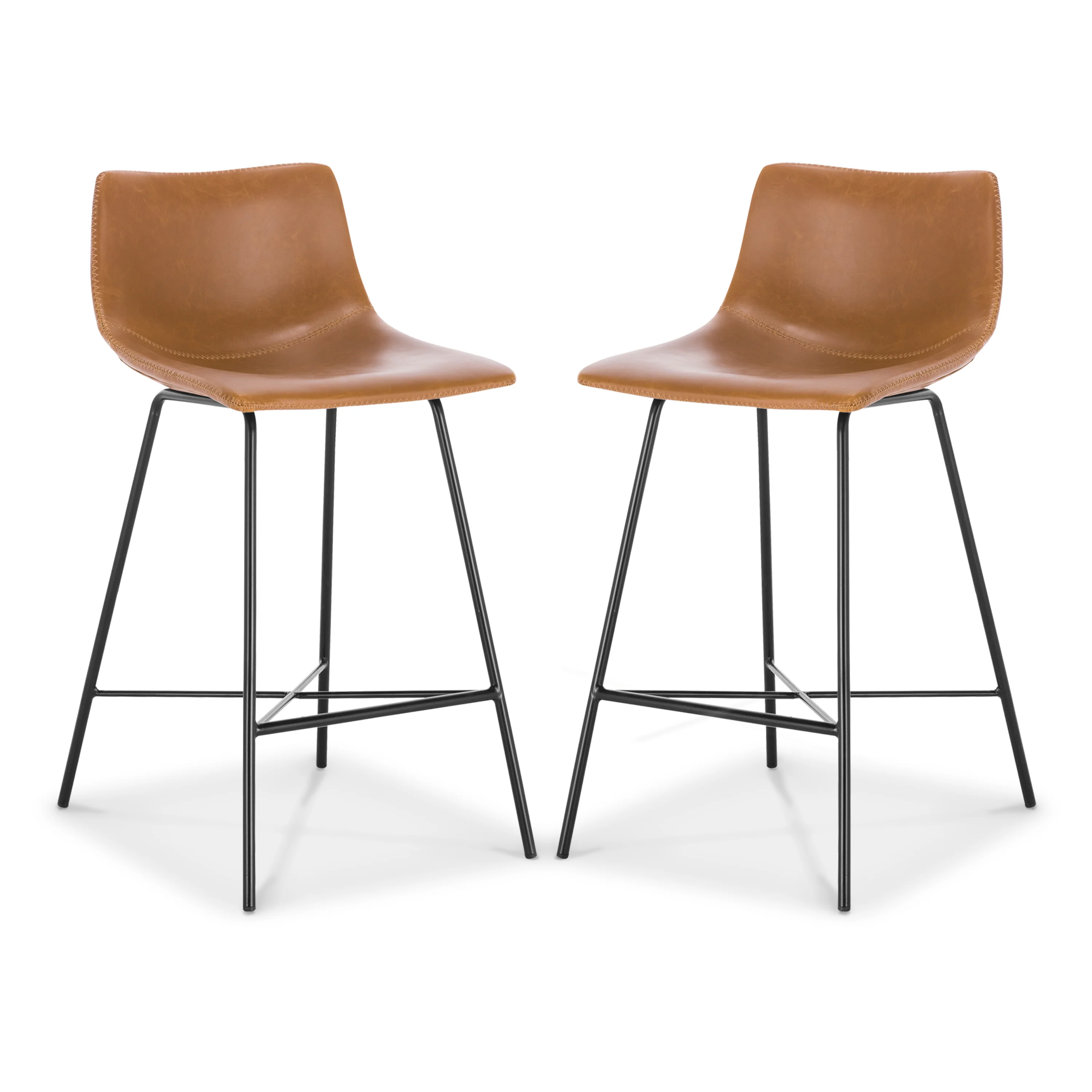 Paxton 24” Counter Height Stool | Tan | Set of 2 - Image 2