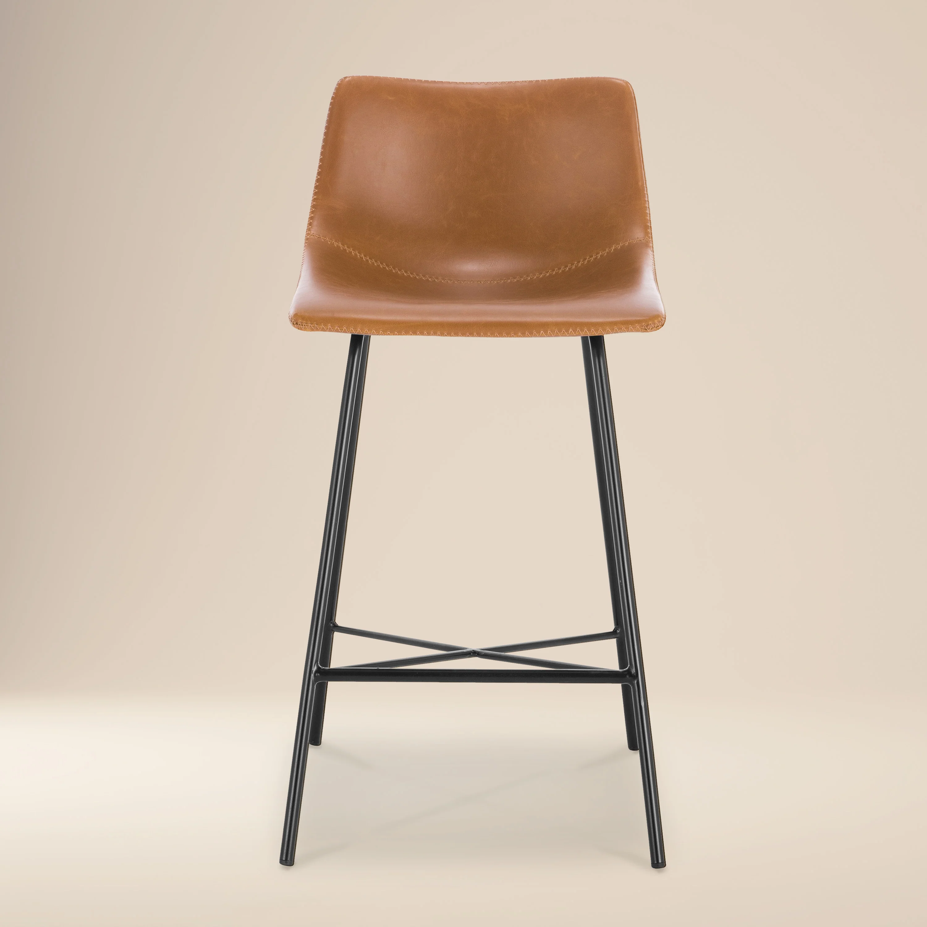 Paxton 24” Counter Height Stool | Tan | Set of 3 - Image 2