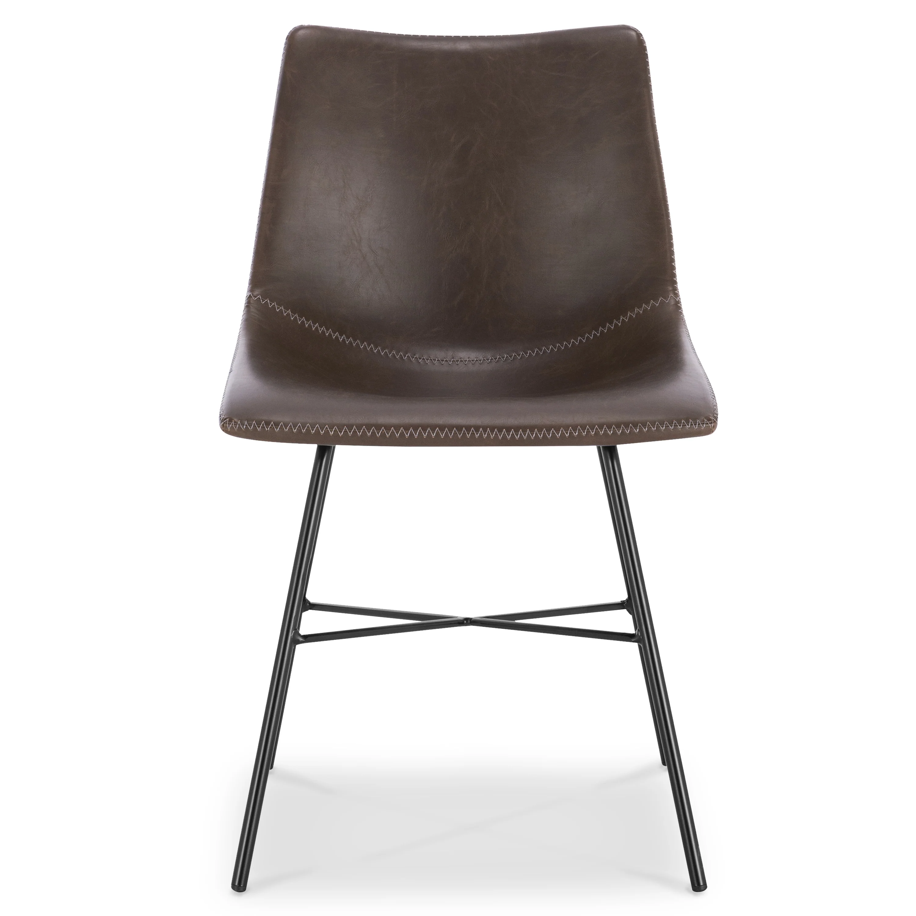 Paxton Dining Chair | Brown | Set of 2 - Image 6