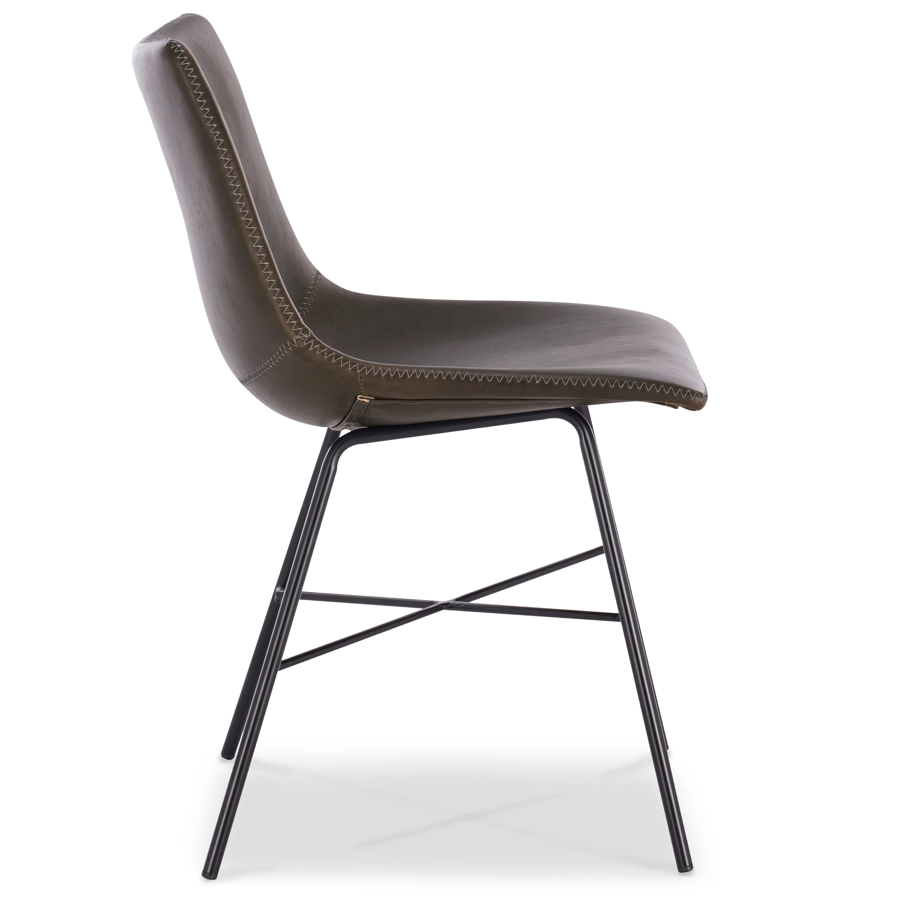 Paxton Dining Chair | Brown | Set of 2 - Image 8