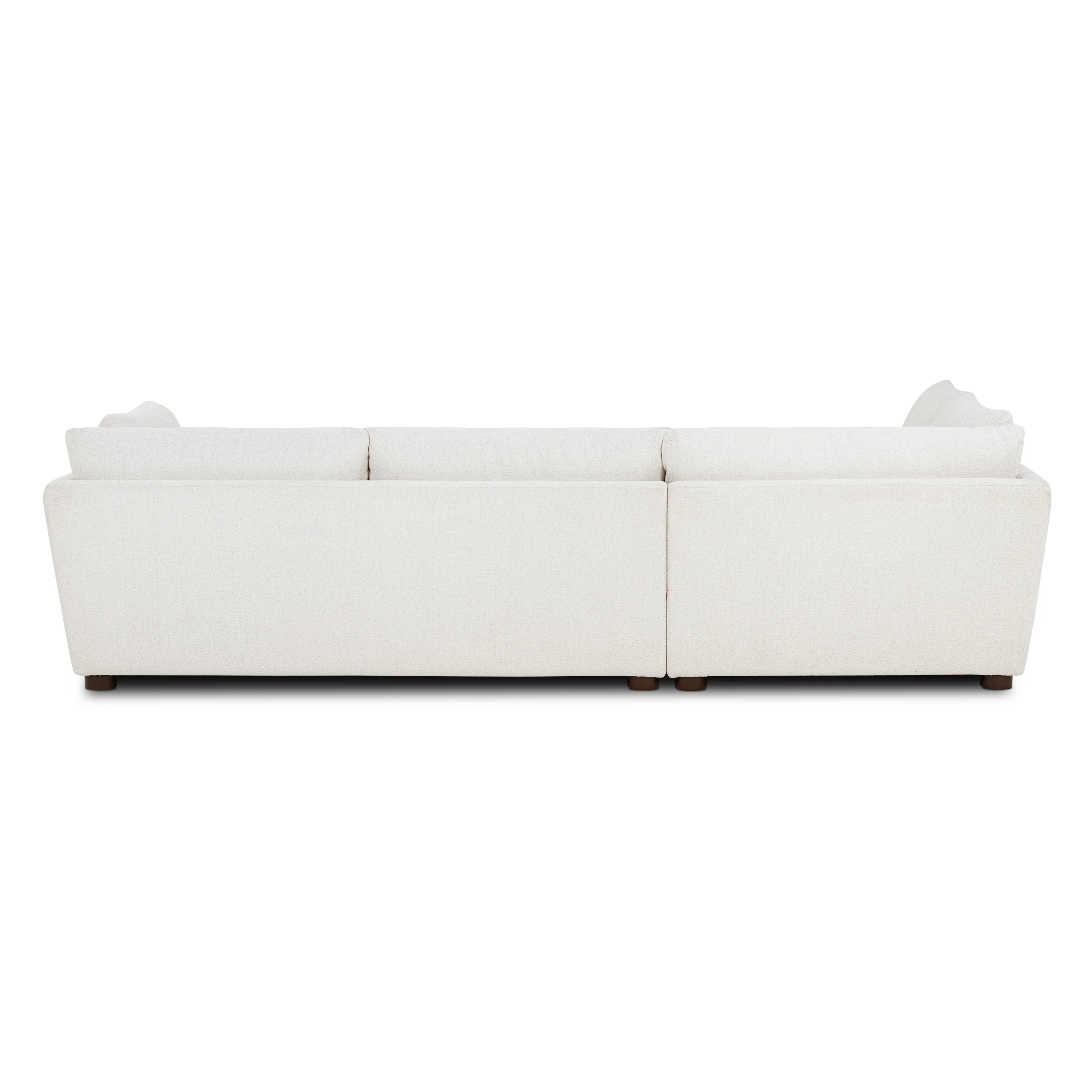Pertuis 122" Left-Facing Bumper Sectional Sofa | Aspen White - Image 6