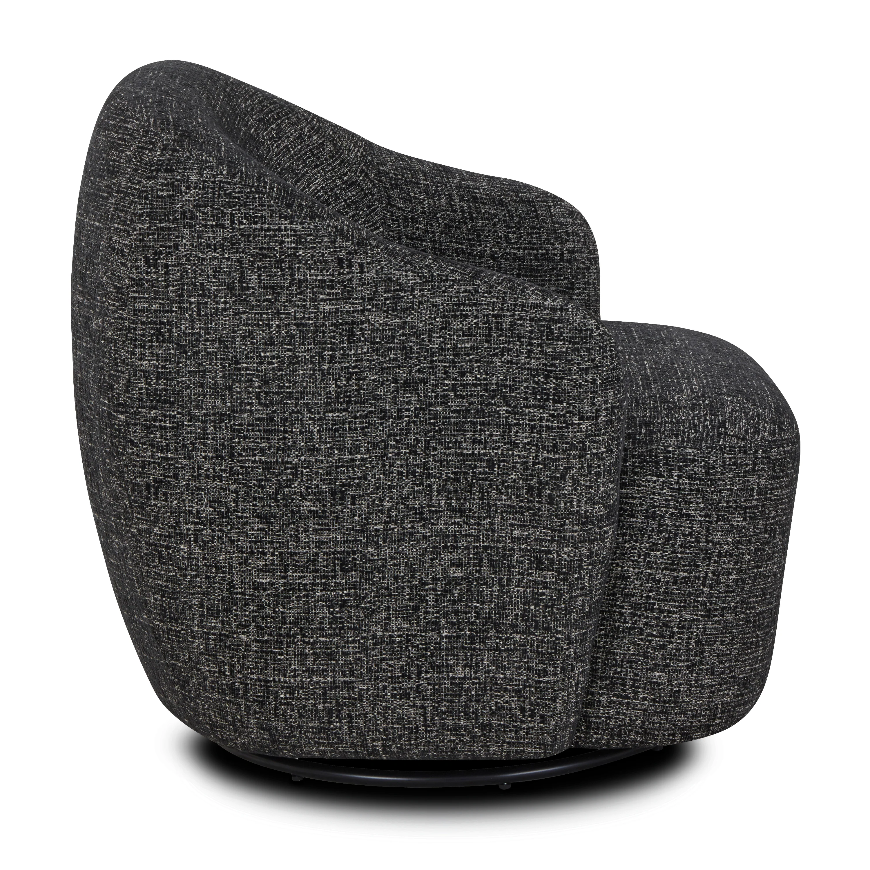 Petal Lounge Chair | Ebony Black - Image 4