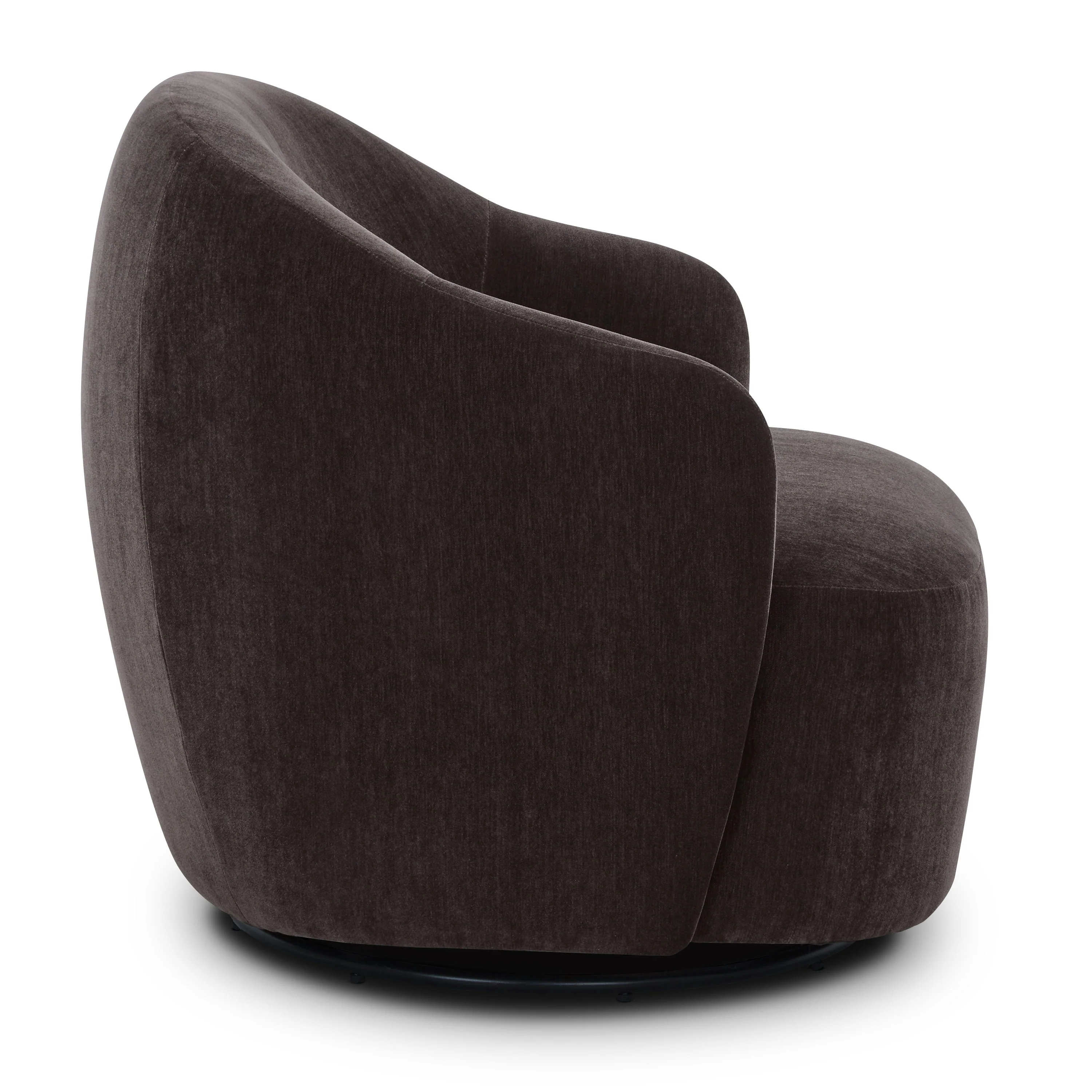 Petal Lounge Chair | Ganache Brown - Image 4