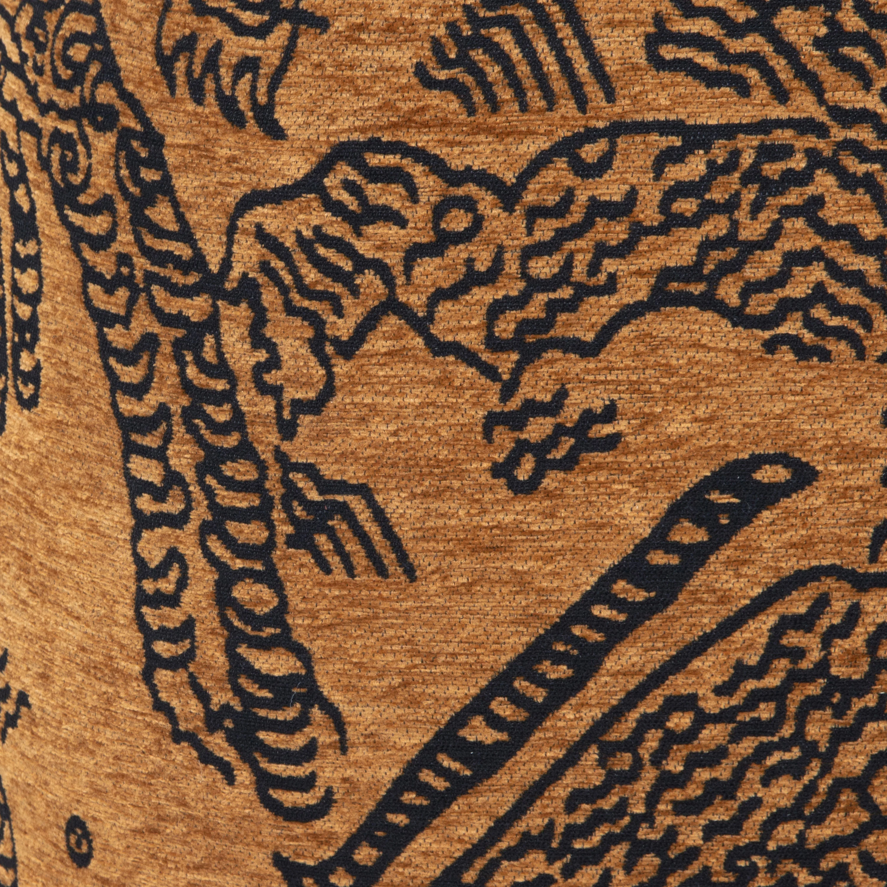 Petal Lounge Chair | Jacquard Brown - Image 12
