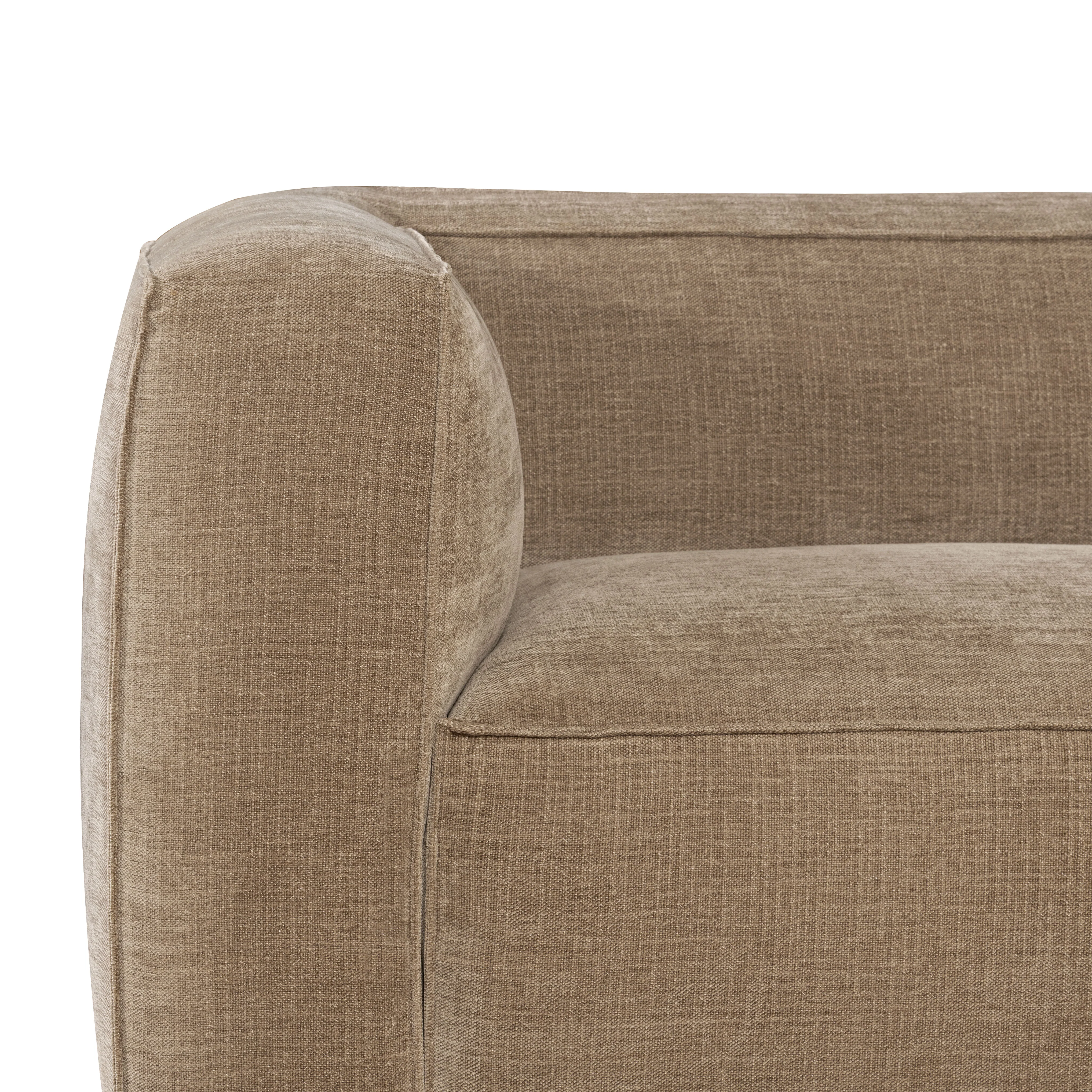 Piazza 124.5" L-Shaped Sectional | Clove Brown - Image 12