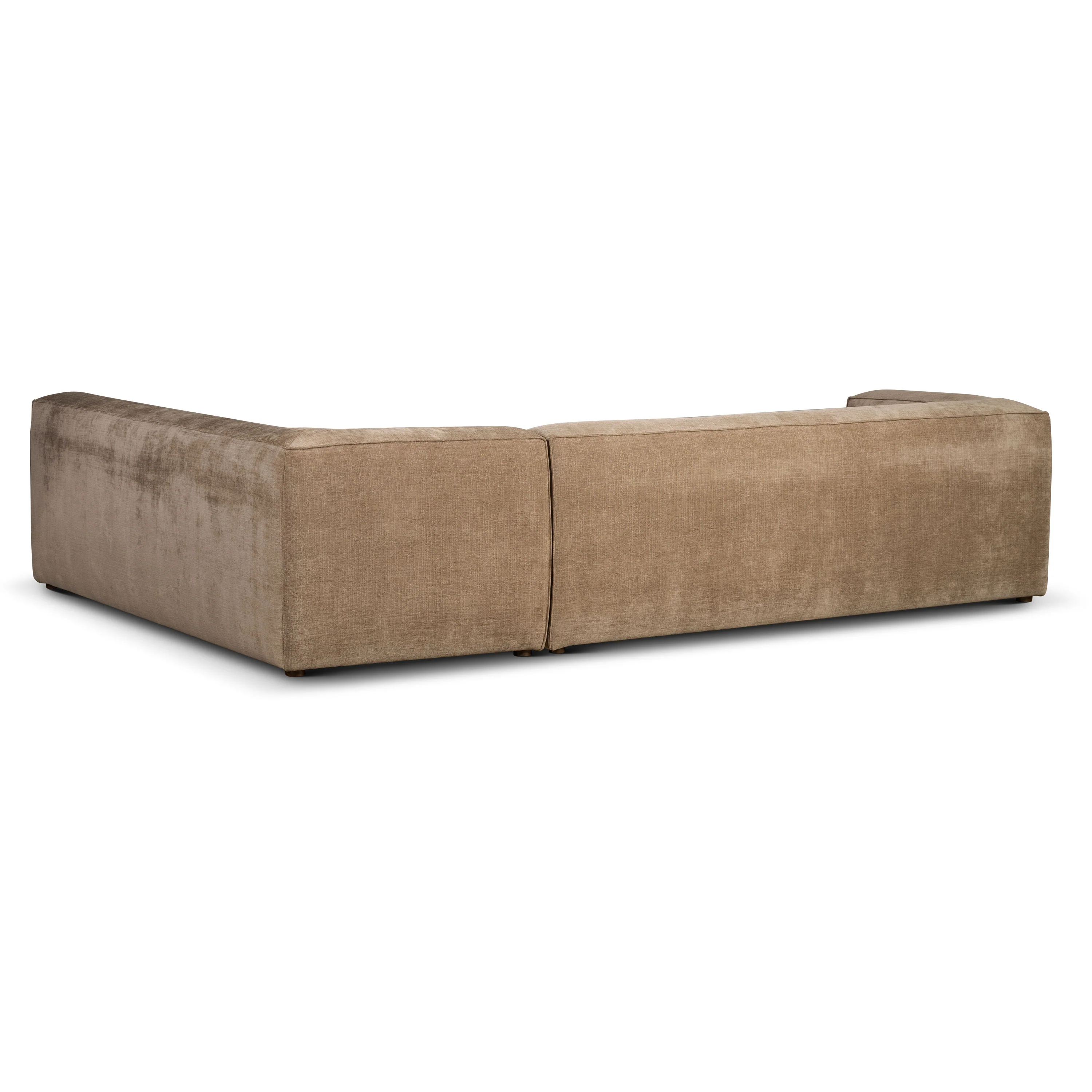 Piazza 124.5" L-Shaped Sectional | Clove Brown - Image 8