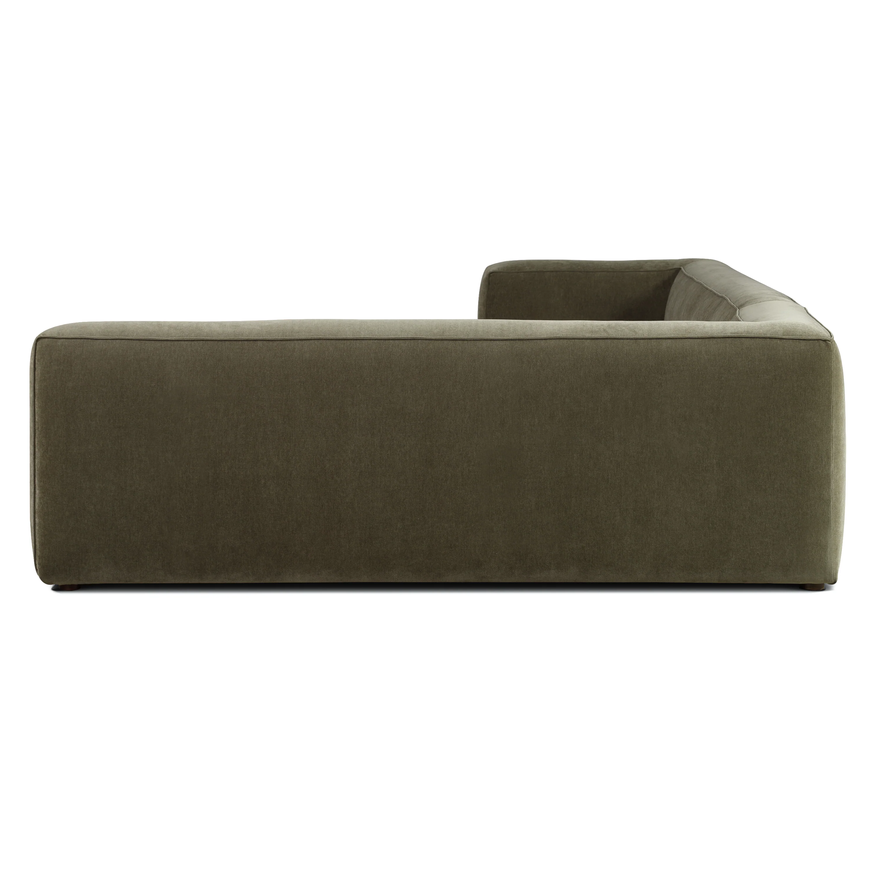 Piazza 124.5" L-Shaped Sectional | Lume Green - Image 10