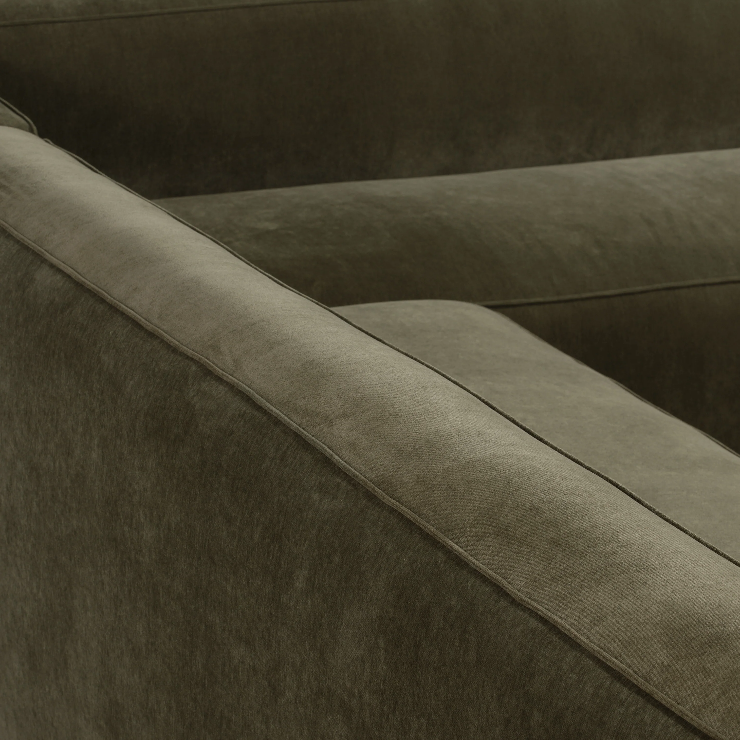 Piazza 124.5" L-Shaped Sectional | Lume Green - Image 19