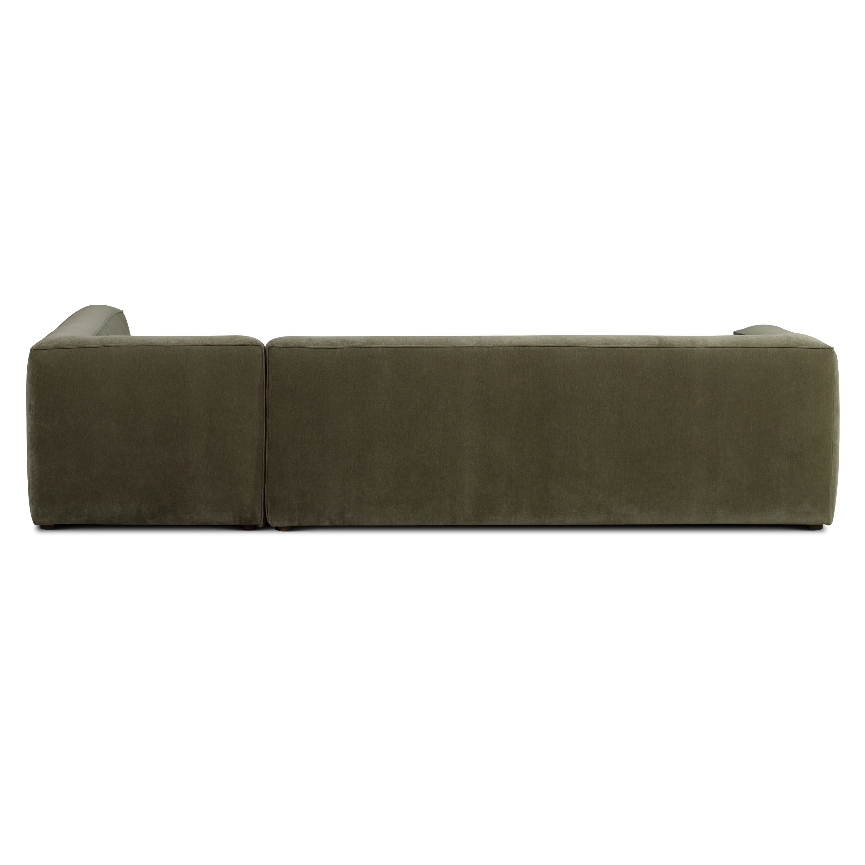 Piazza 124.5" L-Shaped Sectional | Lume Green - Image 8