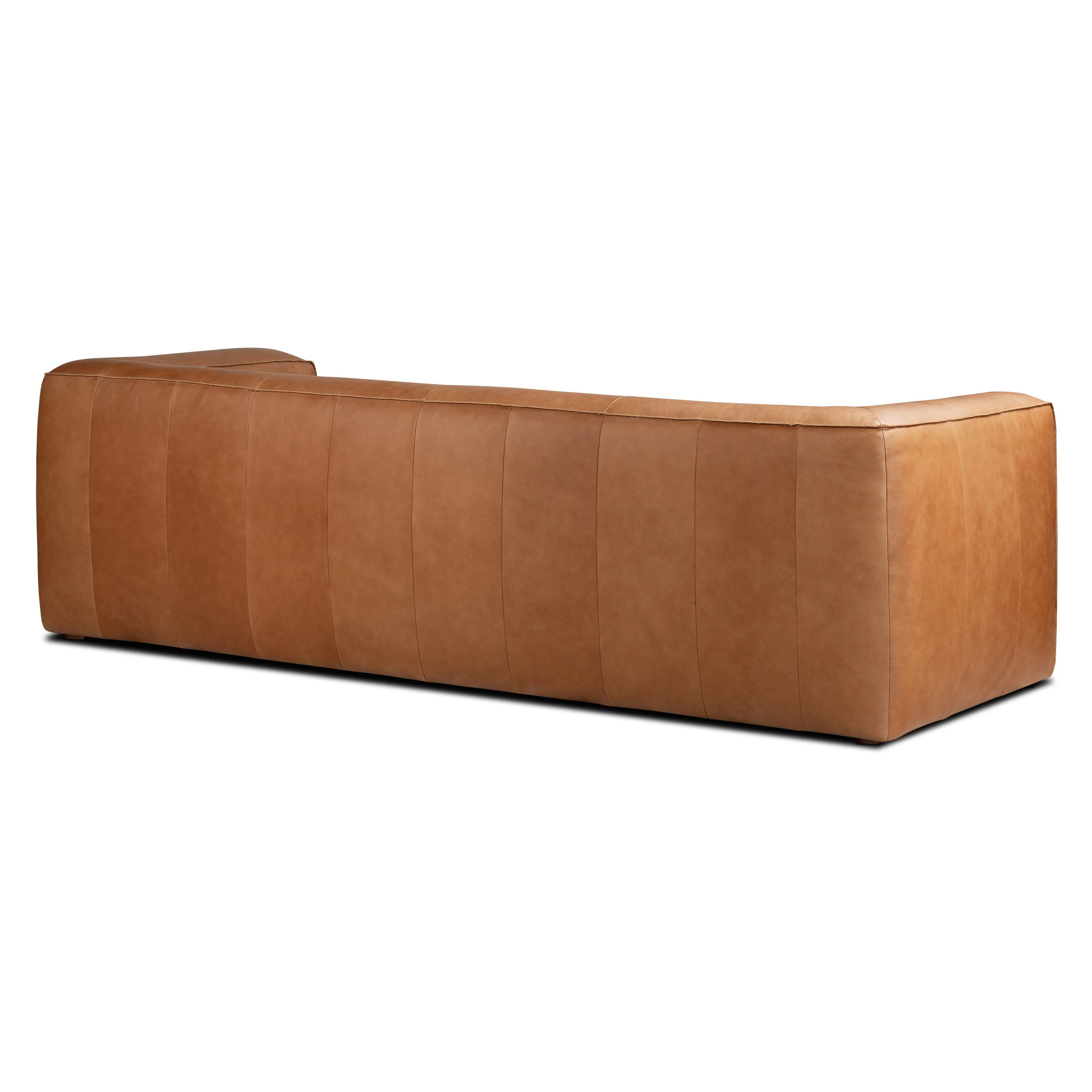 Piazza 95" Leather Sofa | Saddle Tan - Image 7