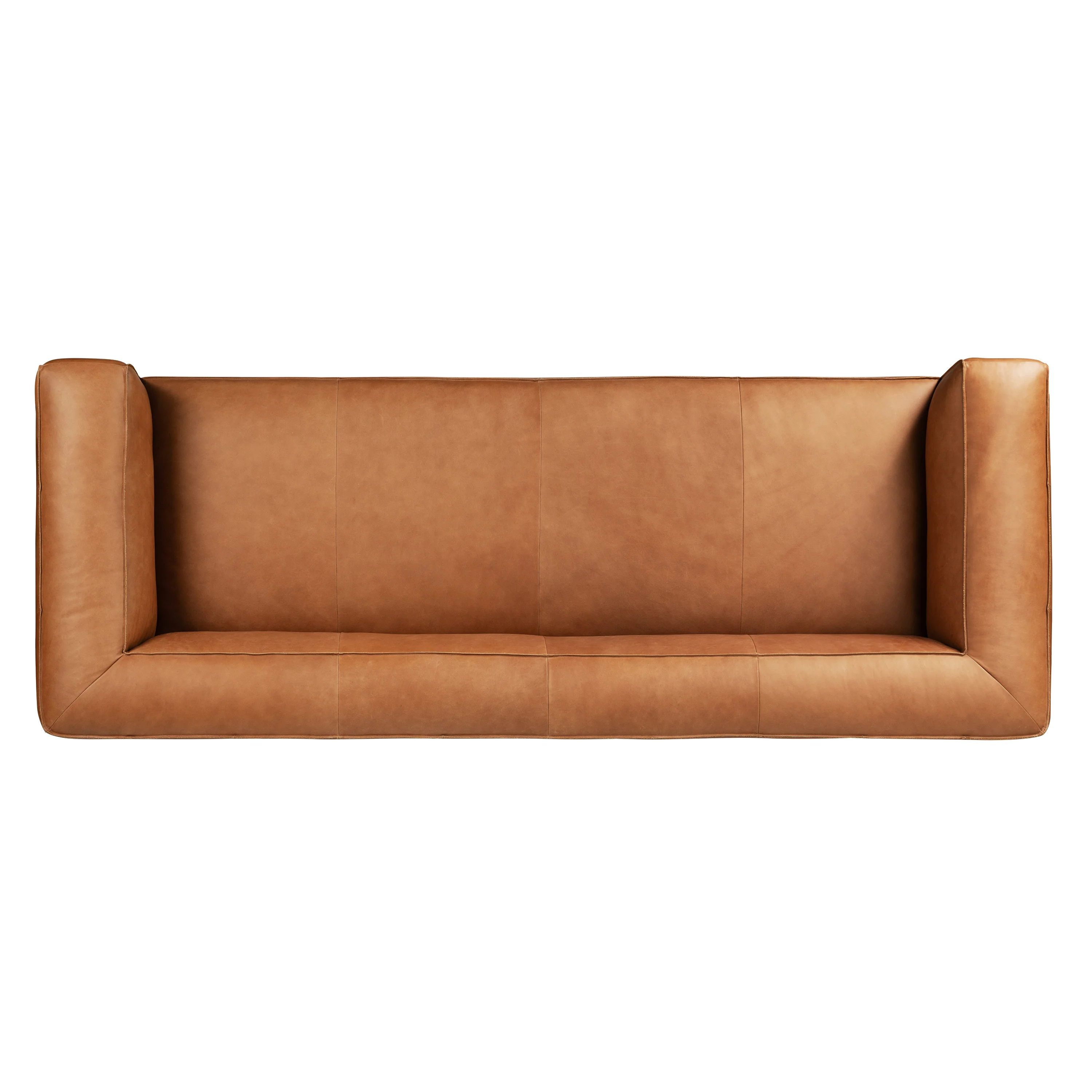 Piazza 95" Leather Sofa | Saddle Tan - Image 9