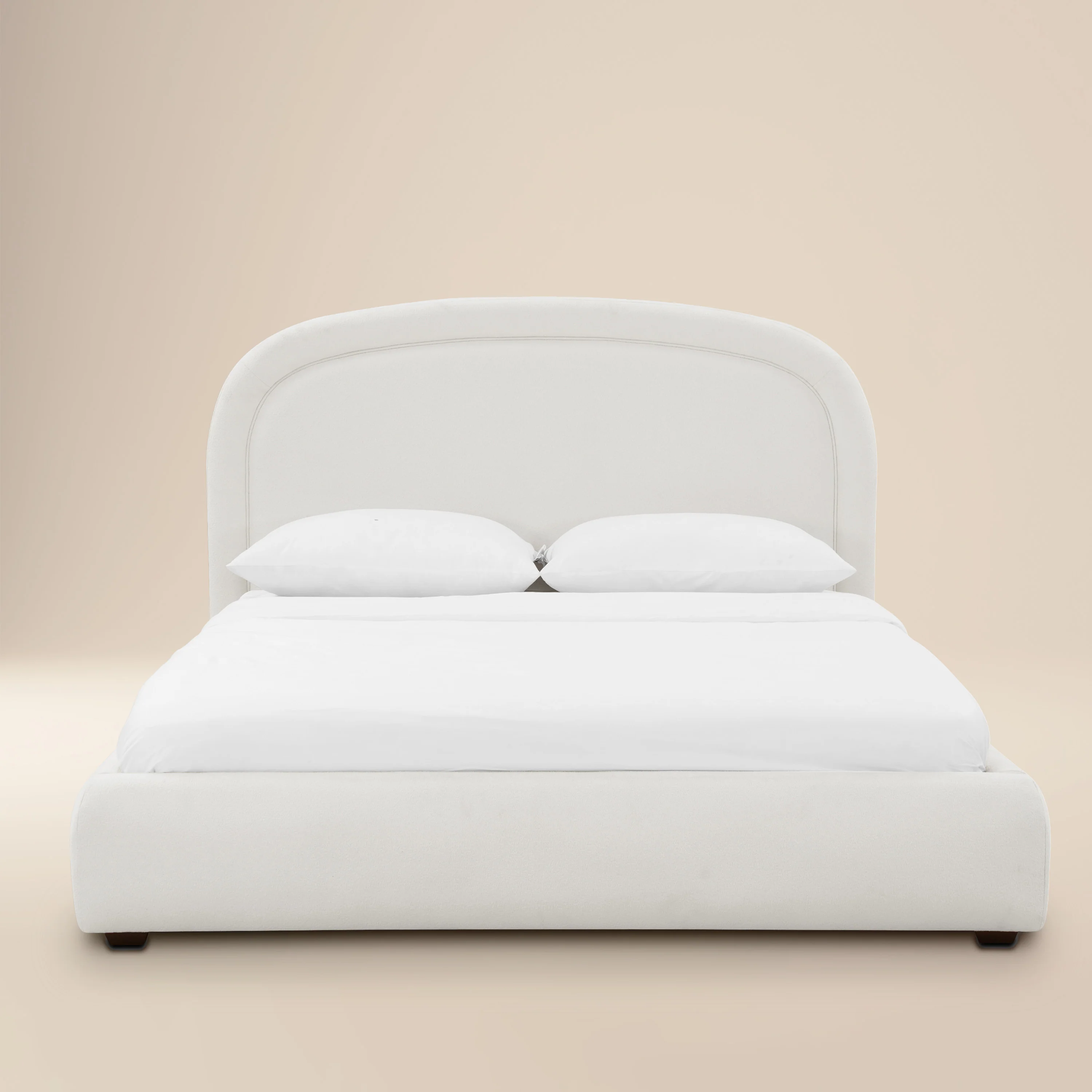 Plato Bed | Polar White