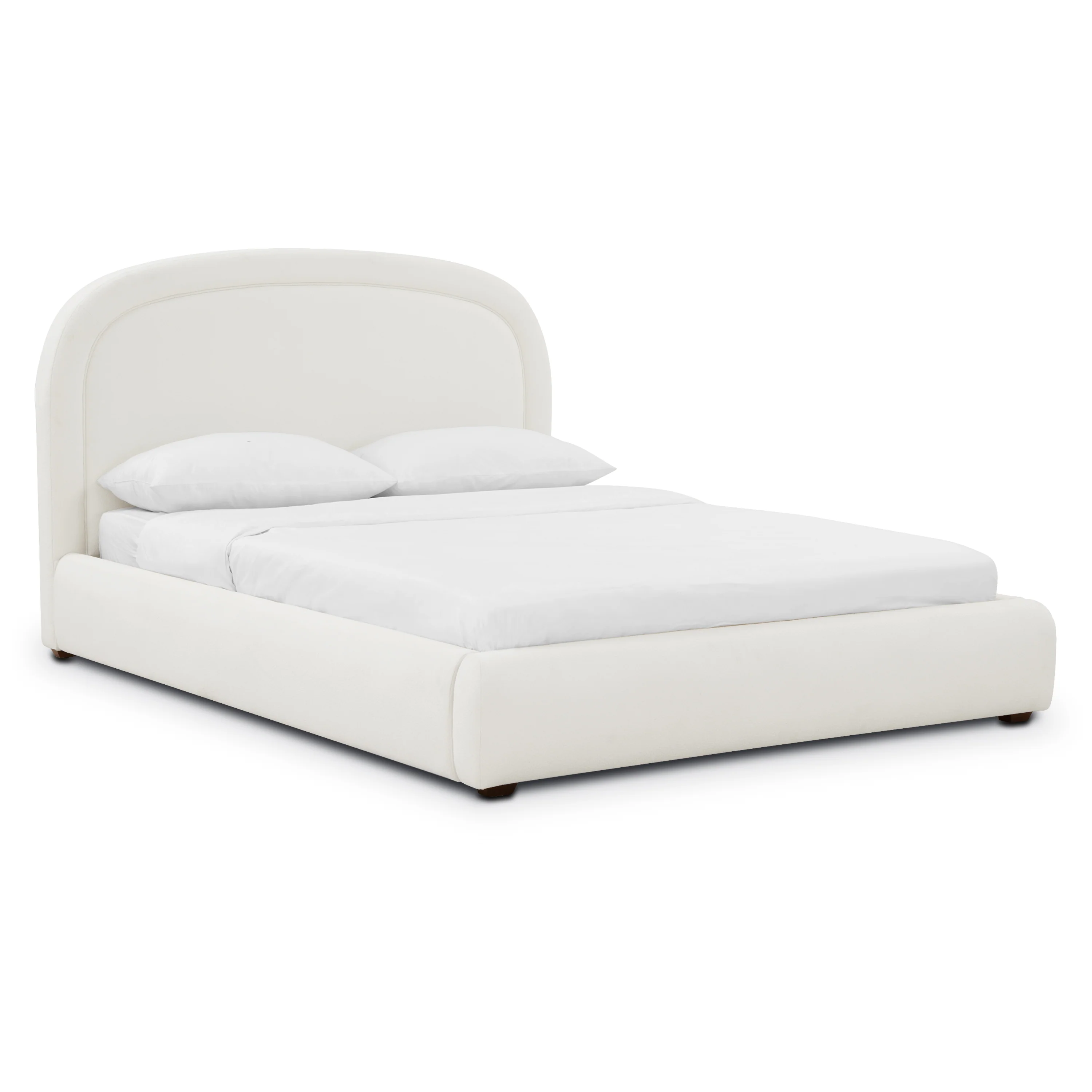 Plato Bed | Polar White - Image 4