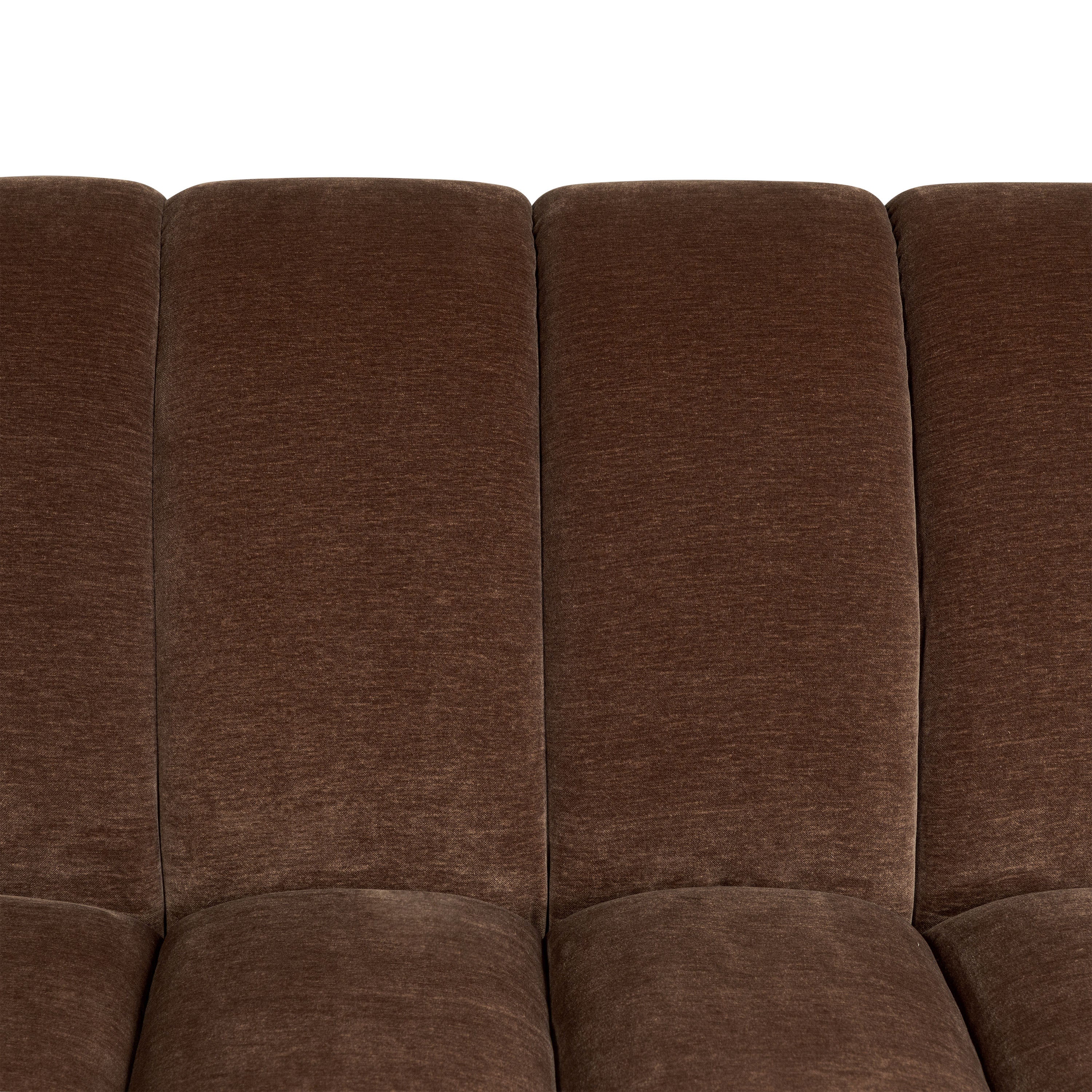 Pomona 125" Left-Facing Bumper Sectional | Bronzer Brown - Image 10