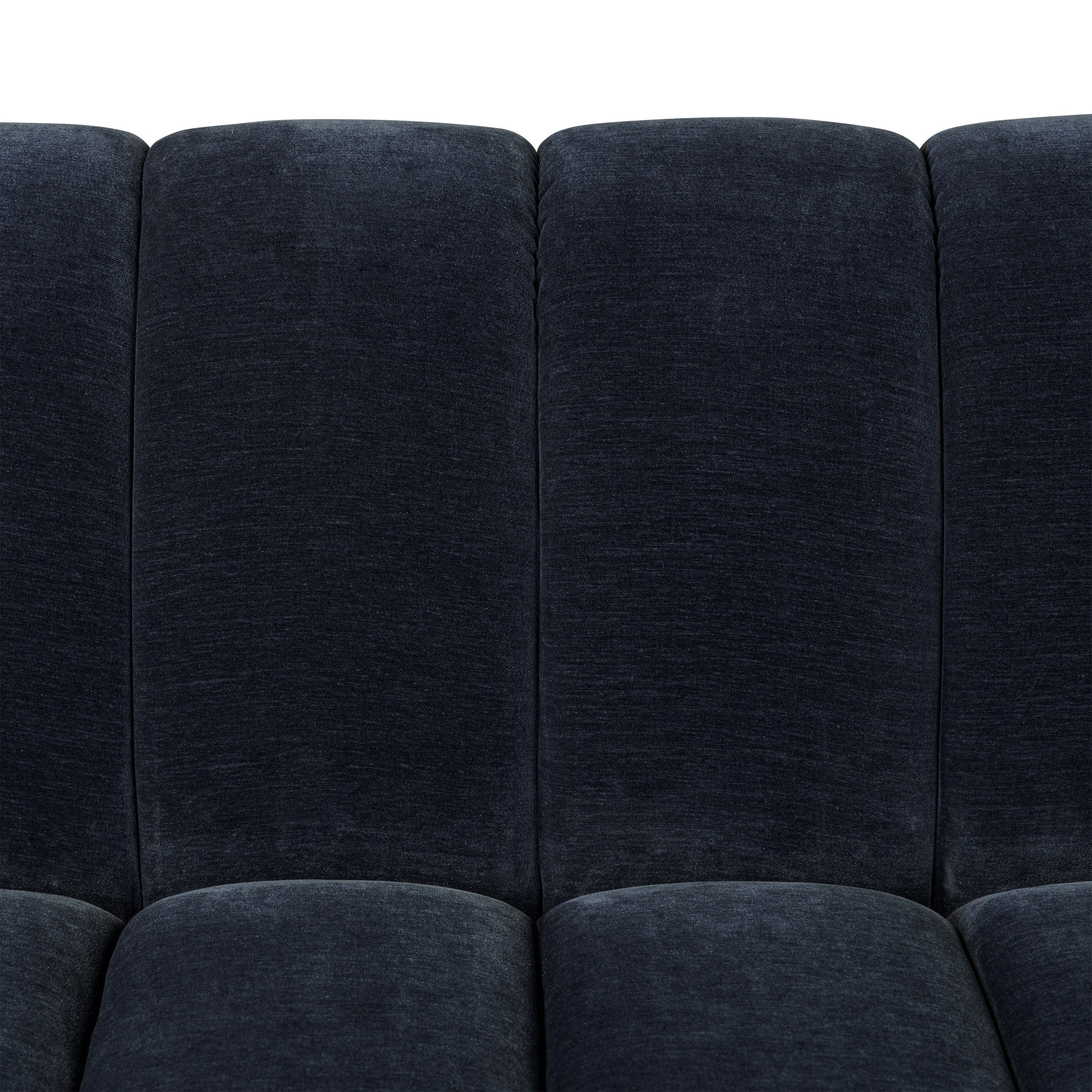 Pomona 125" Right-Facing Bumper Sectional | Mystic Blue - Image 10