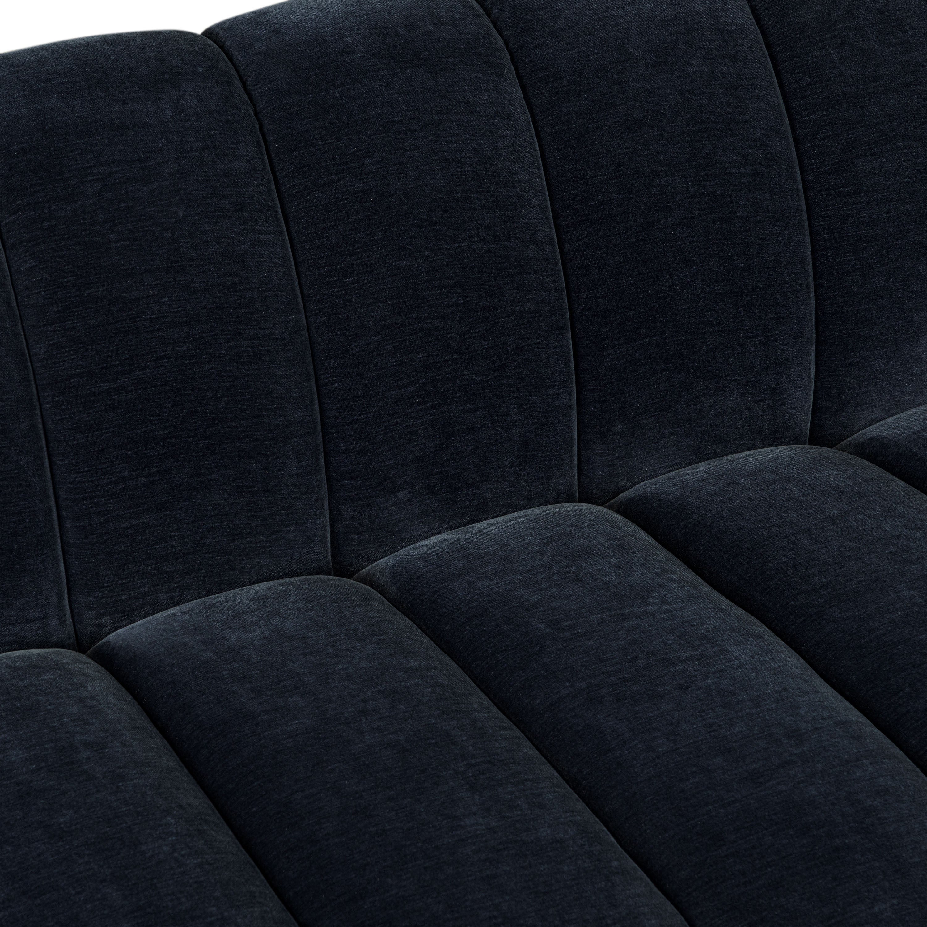 Pomona 125" Right-Facing Bumper Sectional | Mystic Blue - Image 12