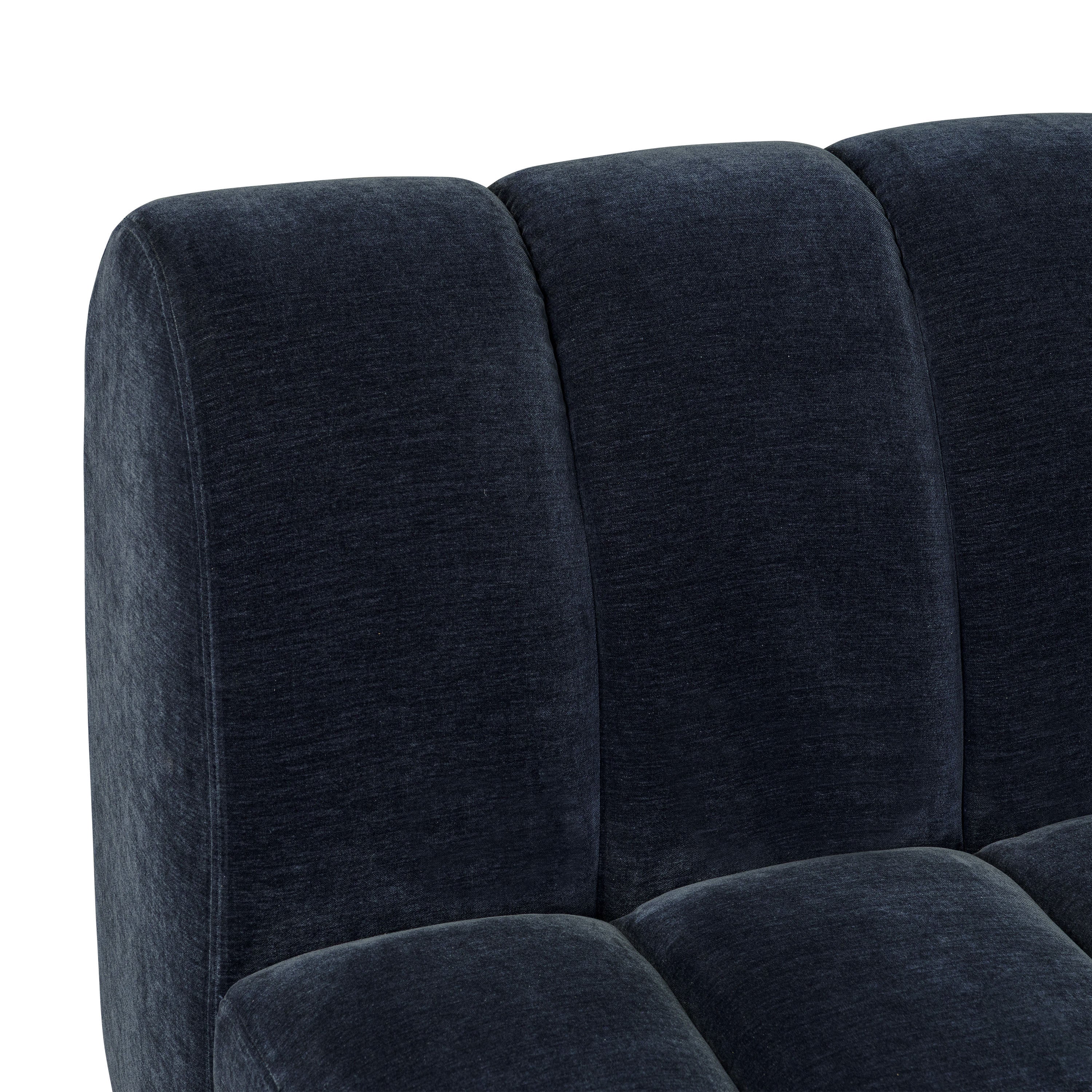 Pomona 125" Right-Facing Bumper Sectional | Mystic Blue - Image 14