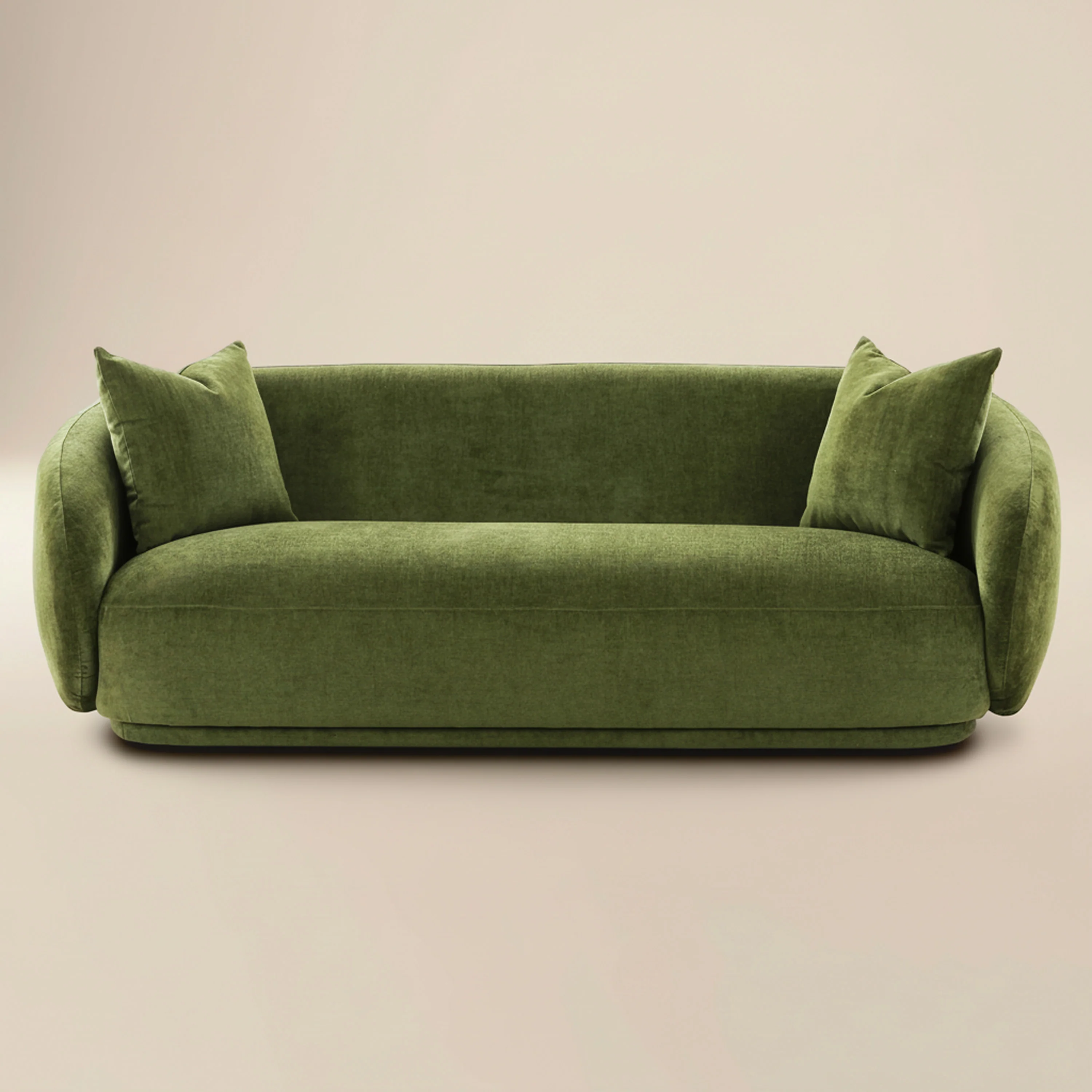 Poole 86" Sofa | Distressed Green Velvet