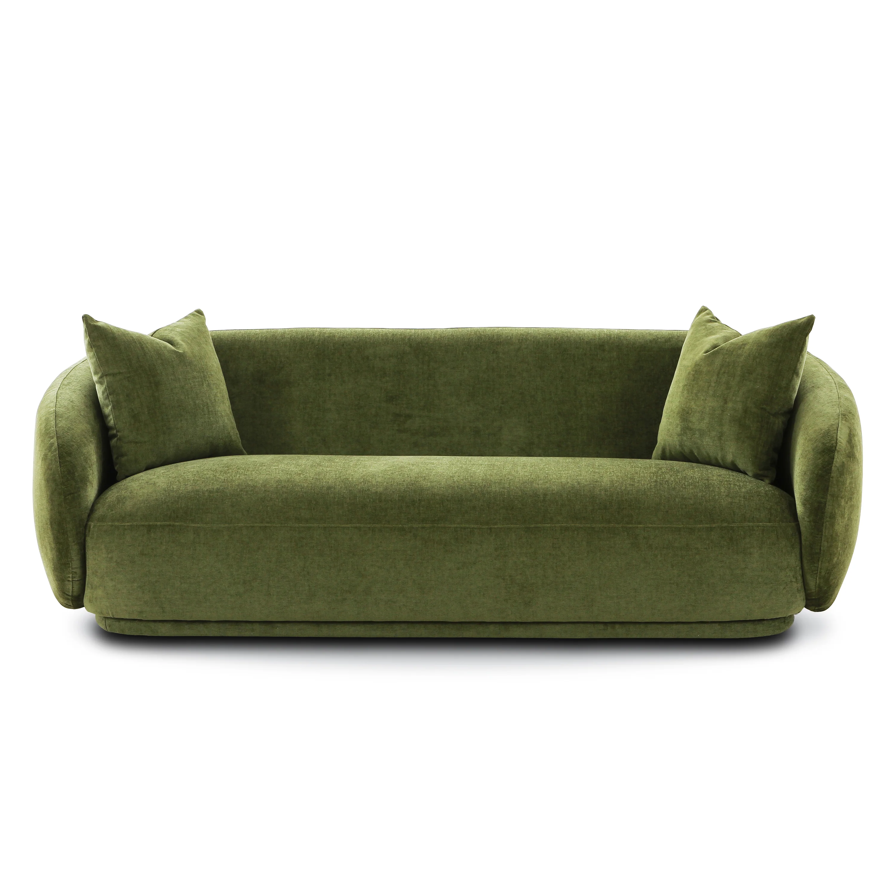 Poole 86" Sofa | Distressed Green Velvet - Image 3