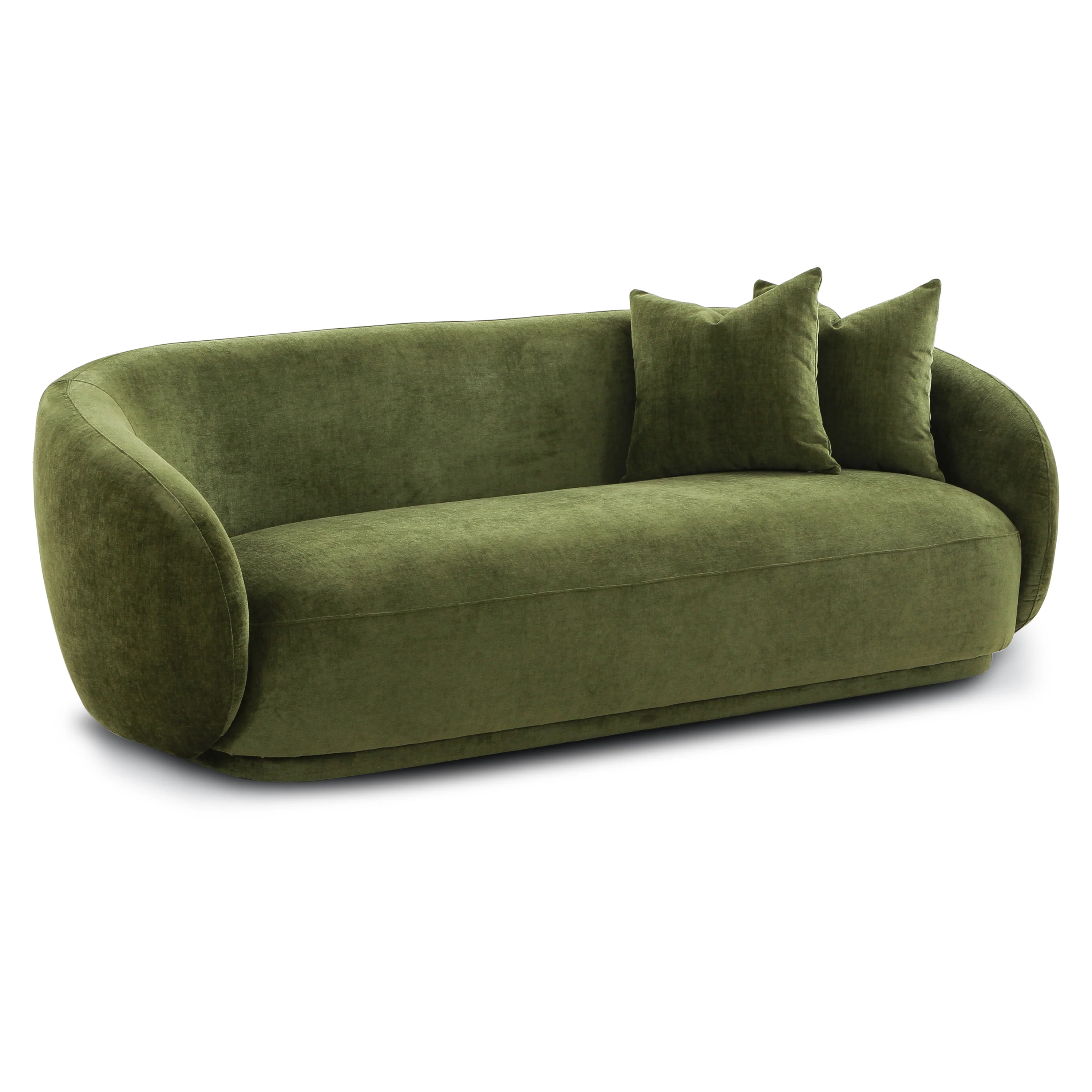 Poole 86" Sofa | Distressed Green Velvet - Image 6
