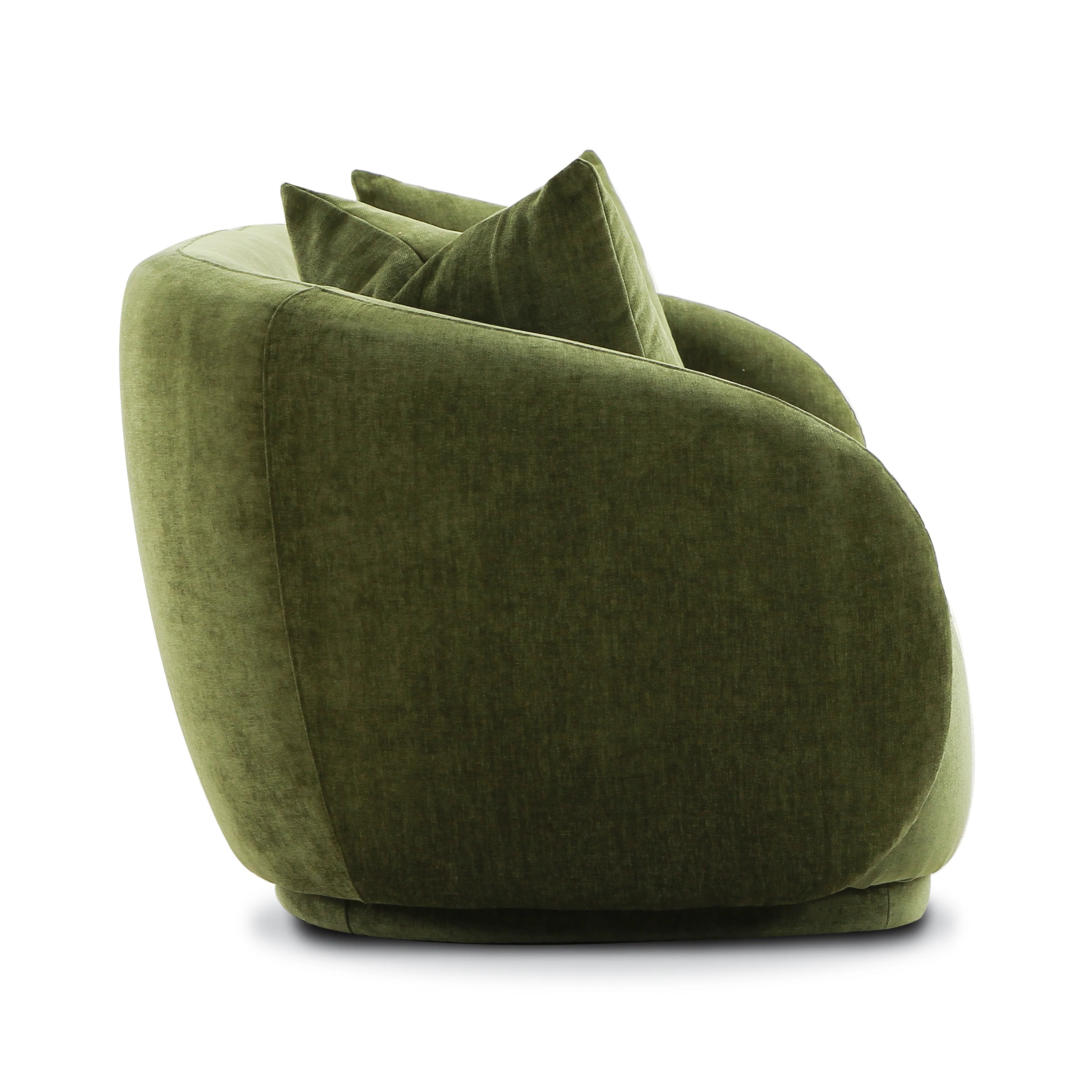 Poole 86" Sofa | Distressed Green Velvet - Image 7