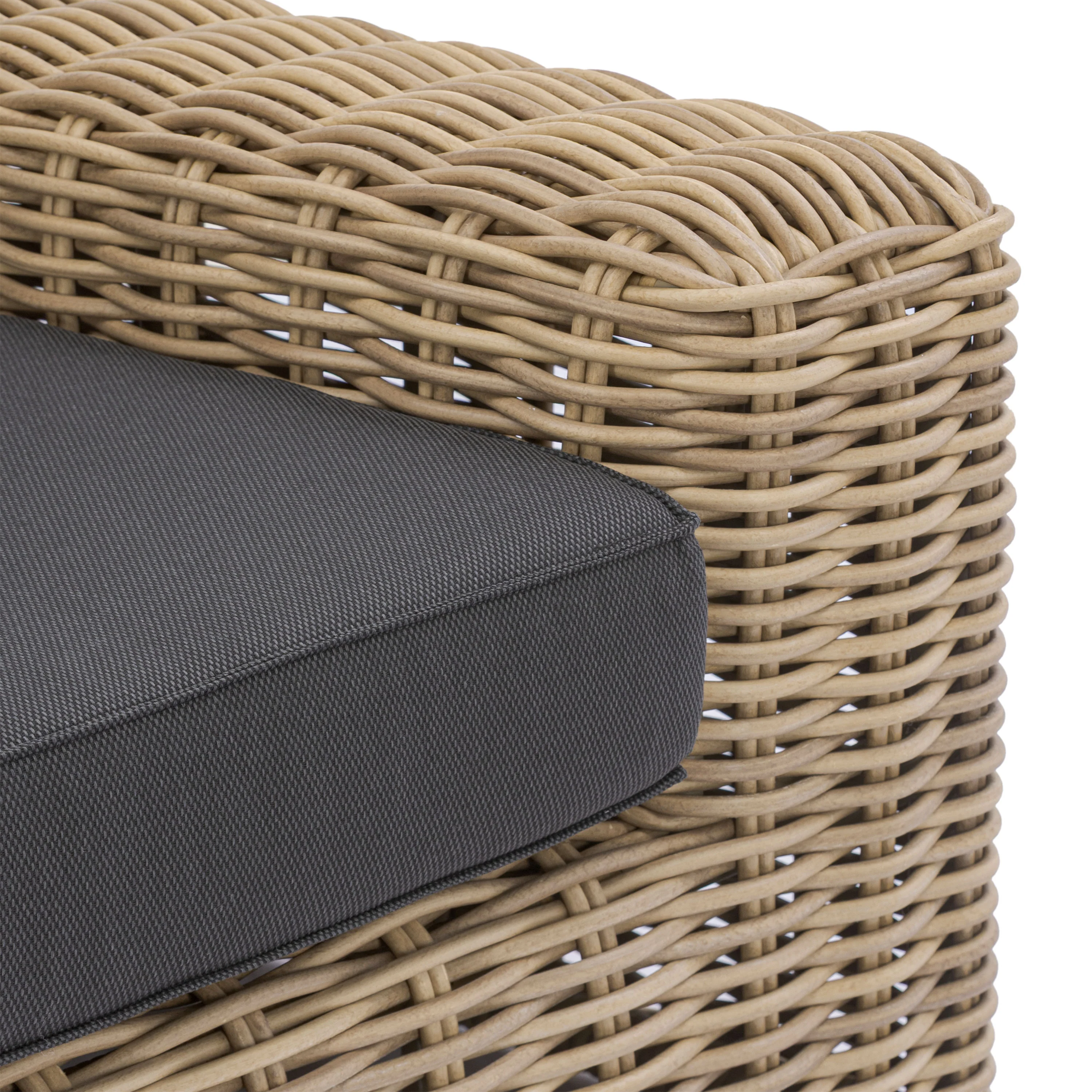 Puglia 3 Seat Sofa | Dark Grey - Image 12