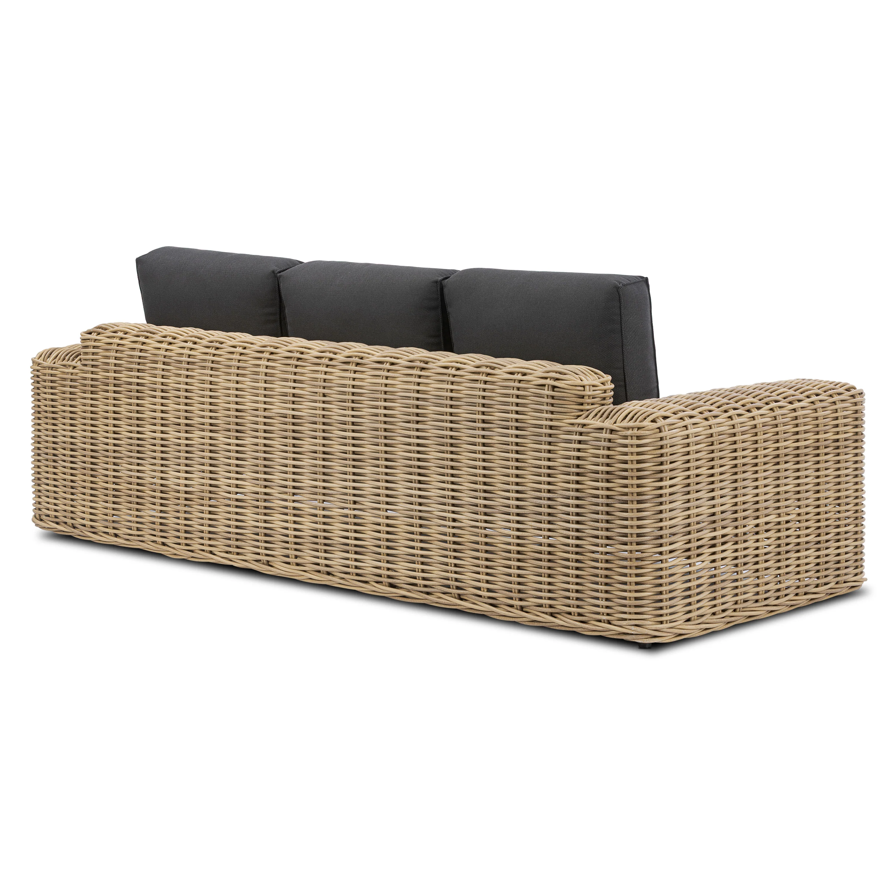Puglia 3 Seat Sofa | Dark Grey - Image 5