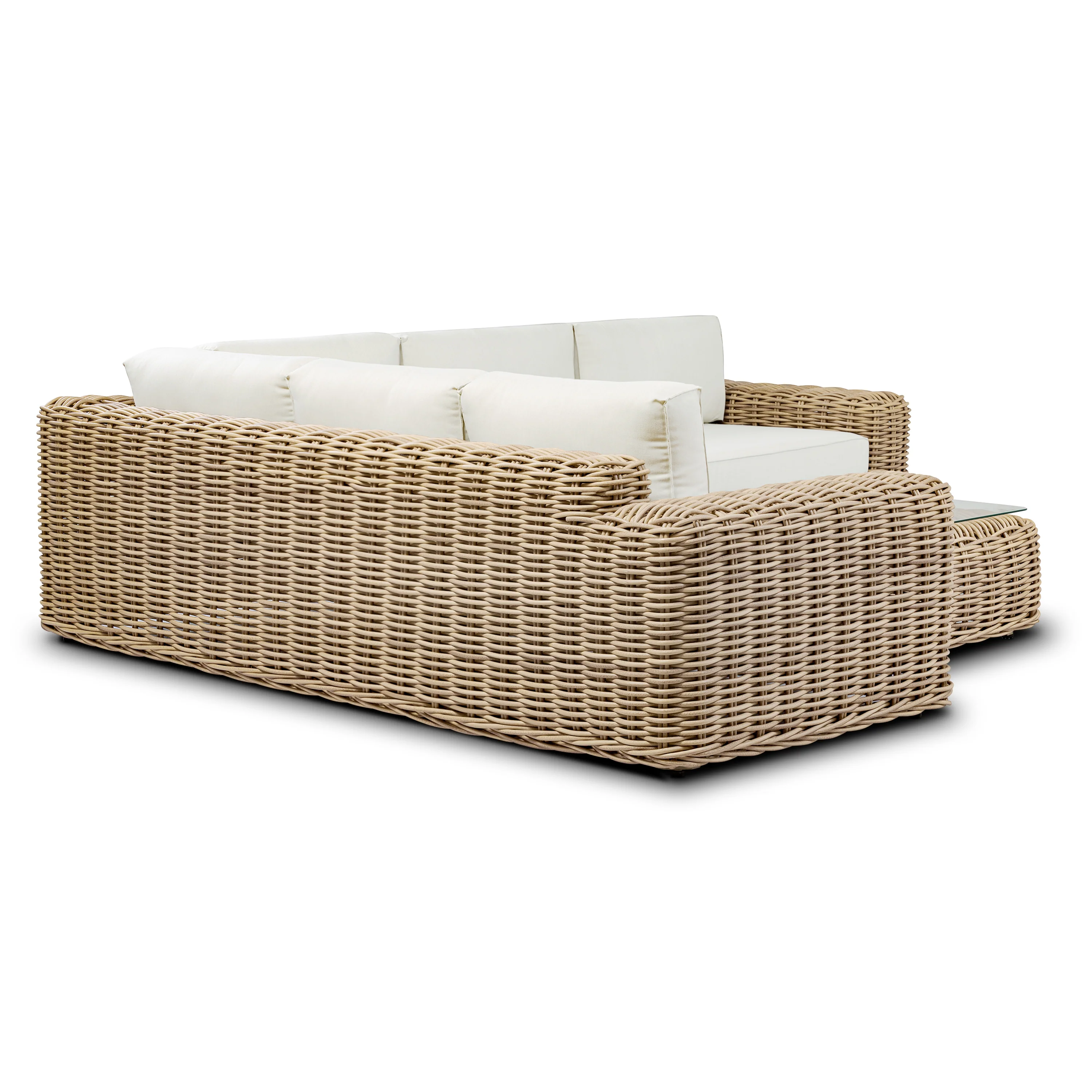 Puglia Corner Sectional Set with Coffee Table | Sand - Image 6