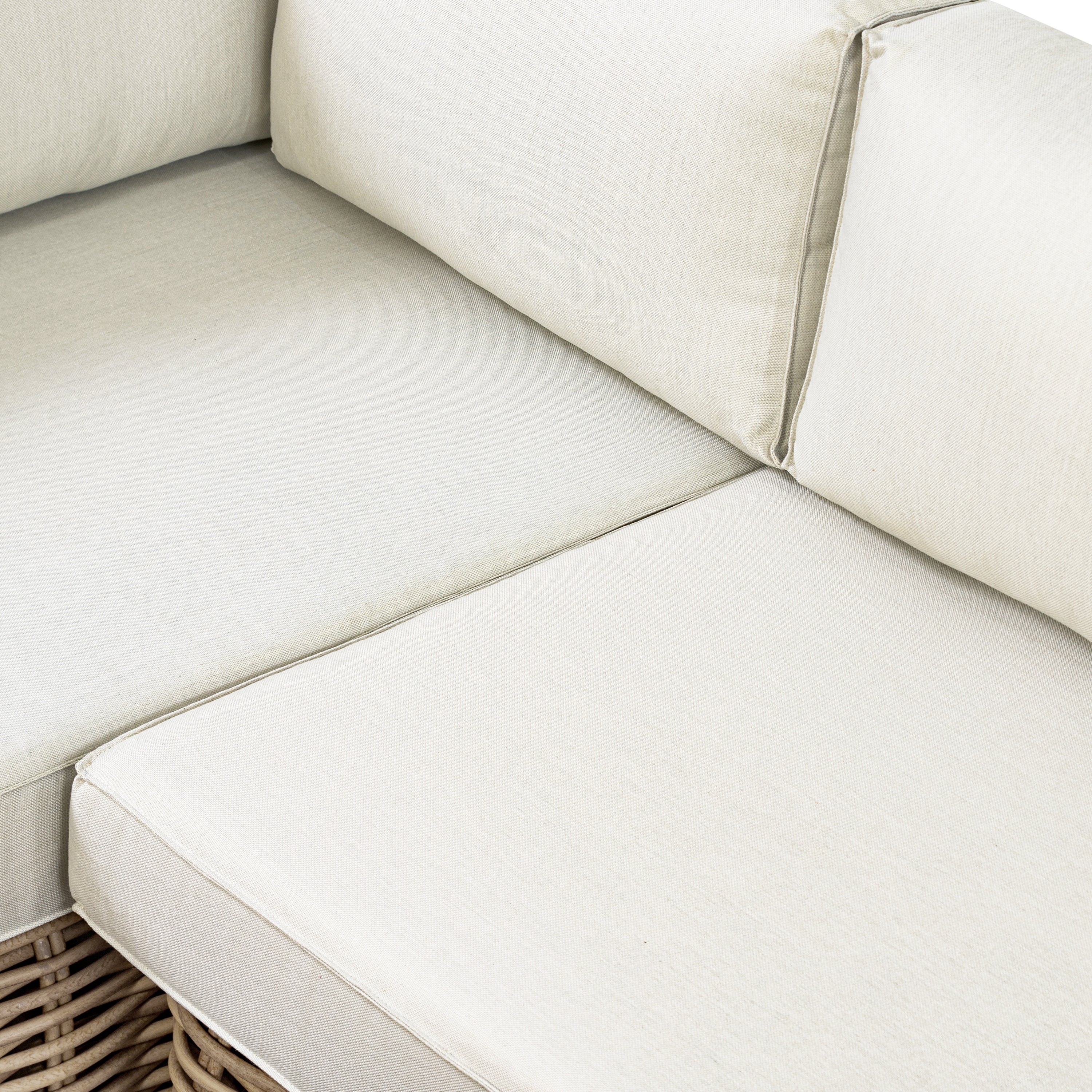 Puglia Corner Sectional Set with Coffee Table | Sand - Image 8