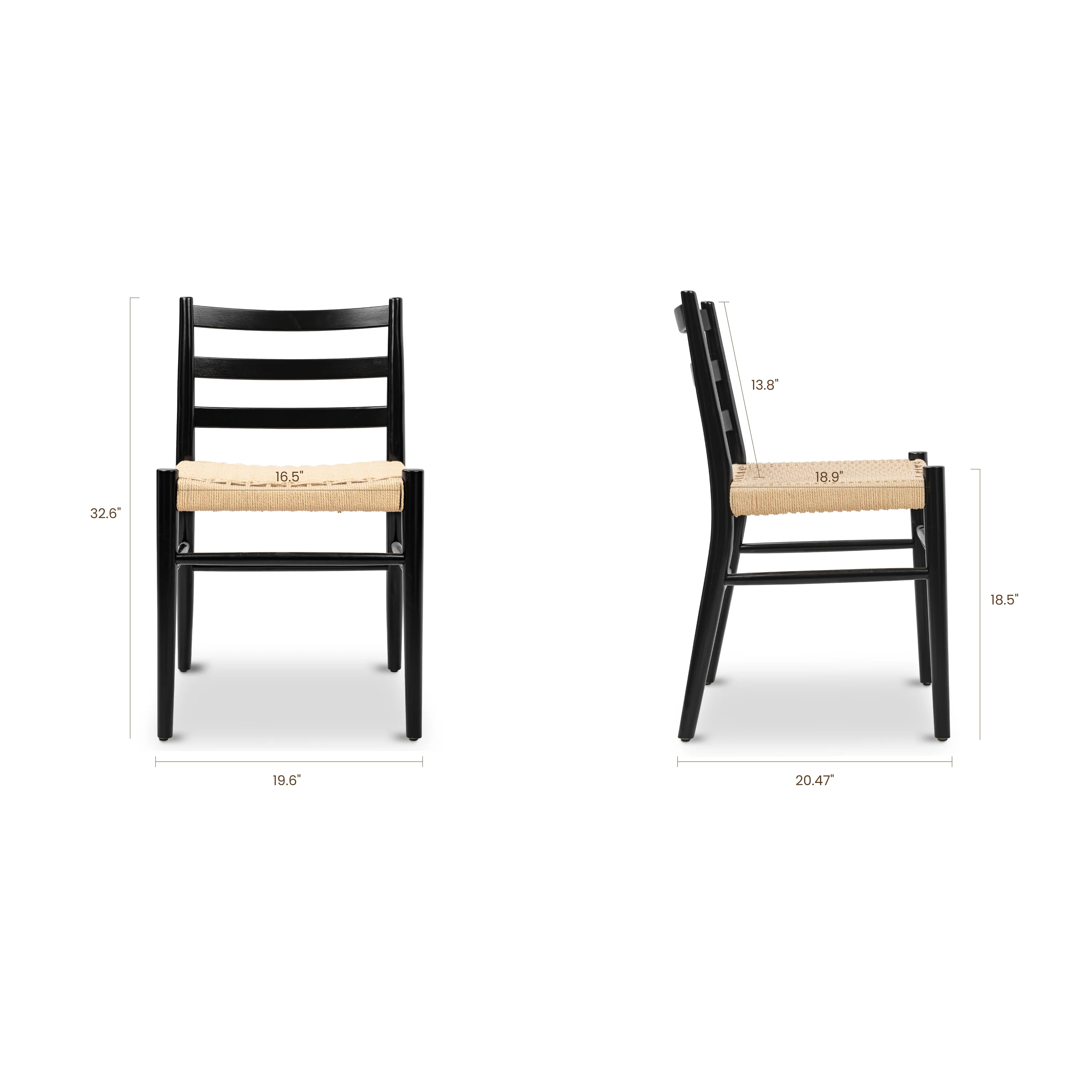 Ray Dining Chair 2.0 | Black - Image 15