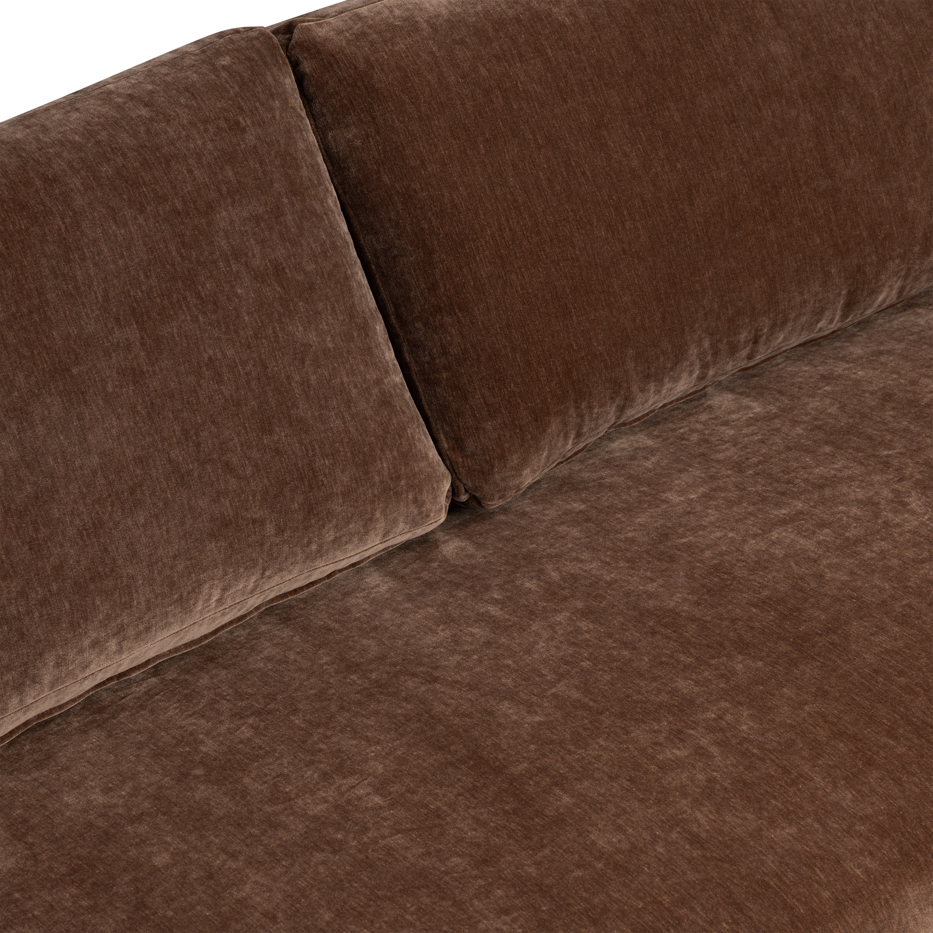 Rhodes 92" Velvet Sofa | Bronzer Brown - Image 10