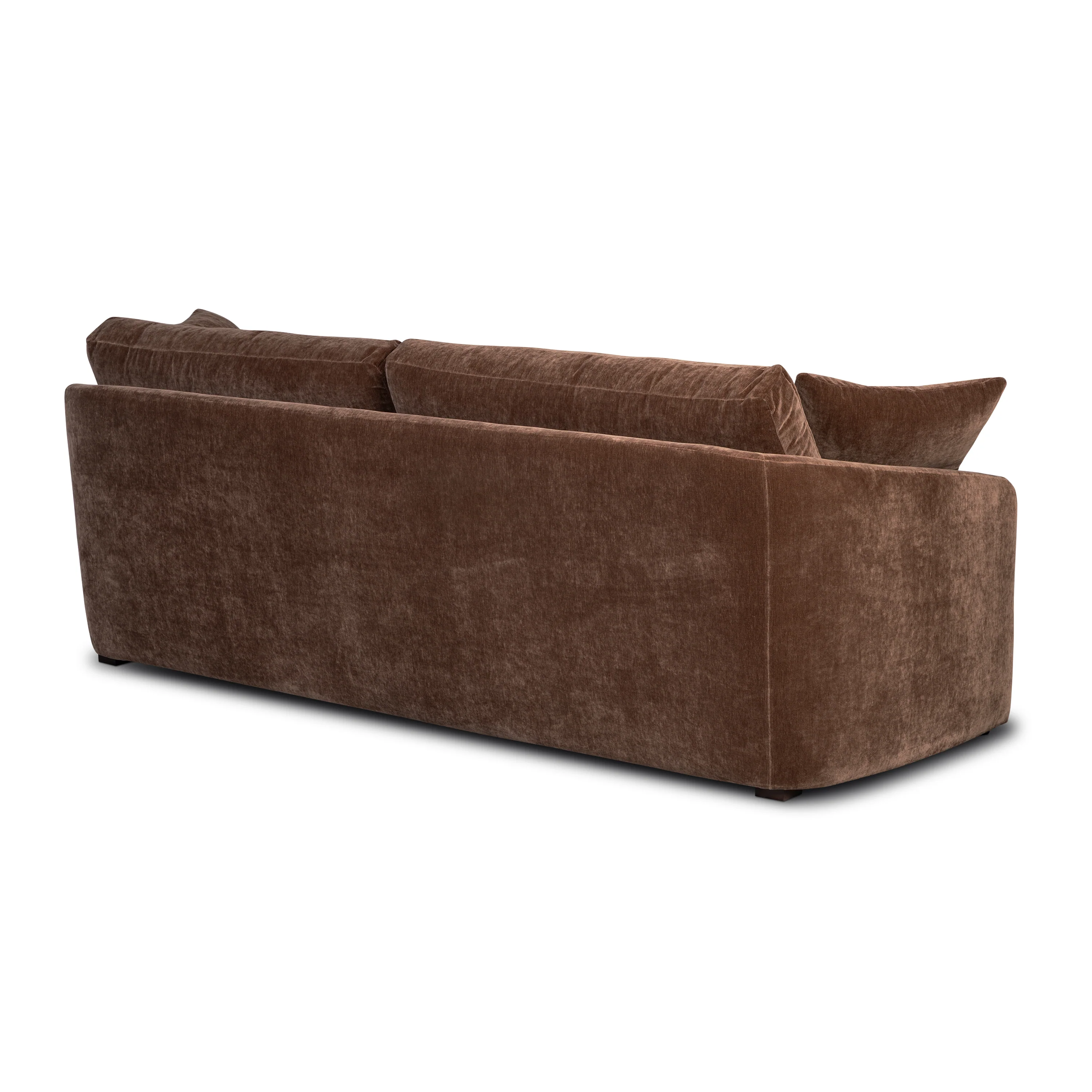 Rhodes 92" Velvet Sofa | Bronzer Brown - Image 6
