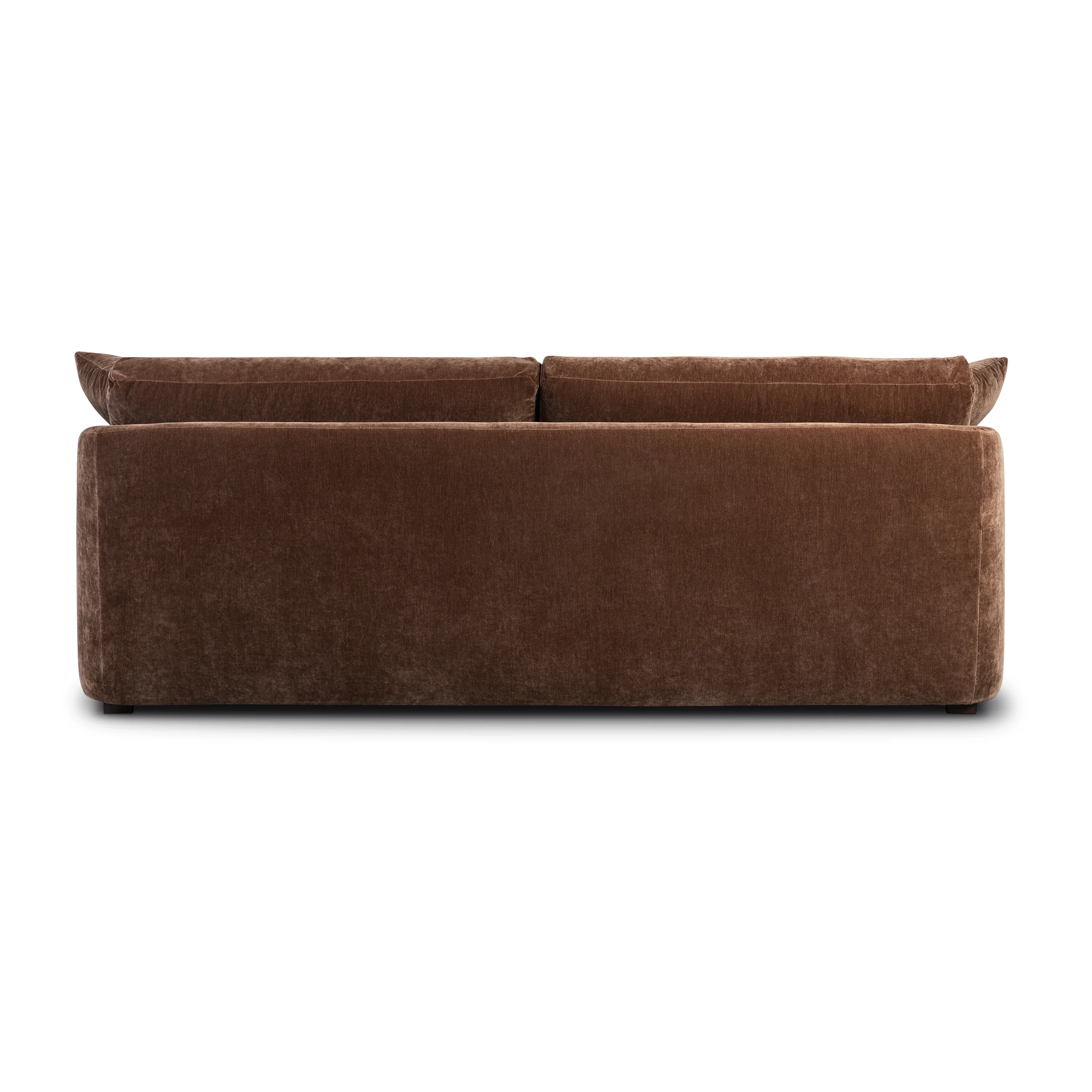Rhodes 92" Velvet Sofa | Bronzer Brown - Image 7