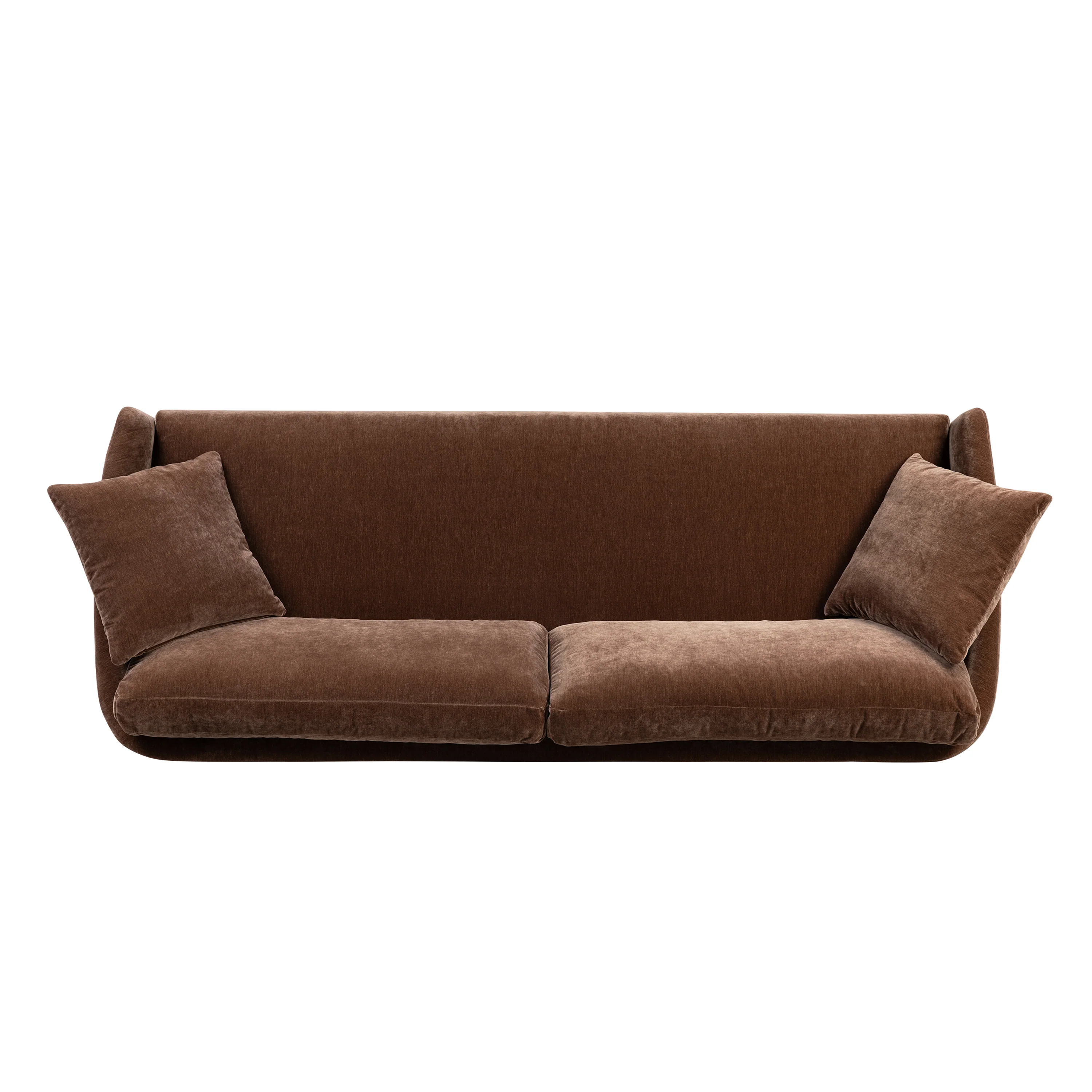 Rhodes 92" Velvet Sofa | Bronzer Brown - Image 8