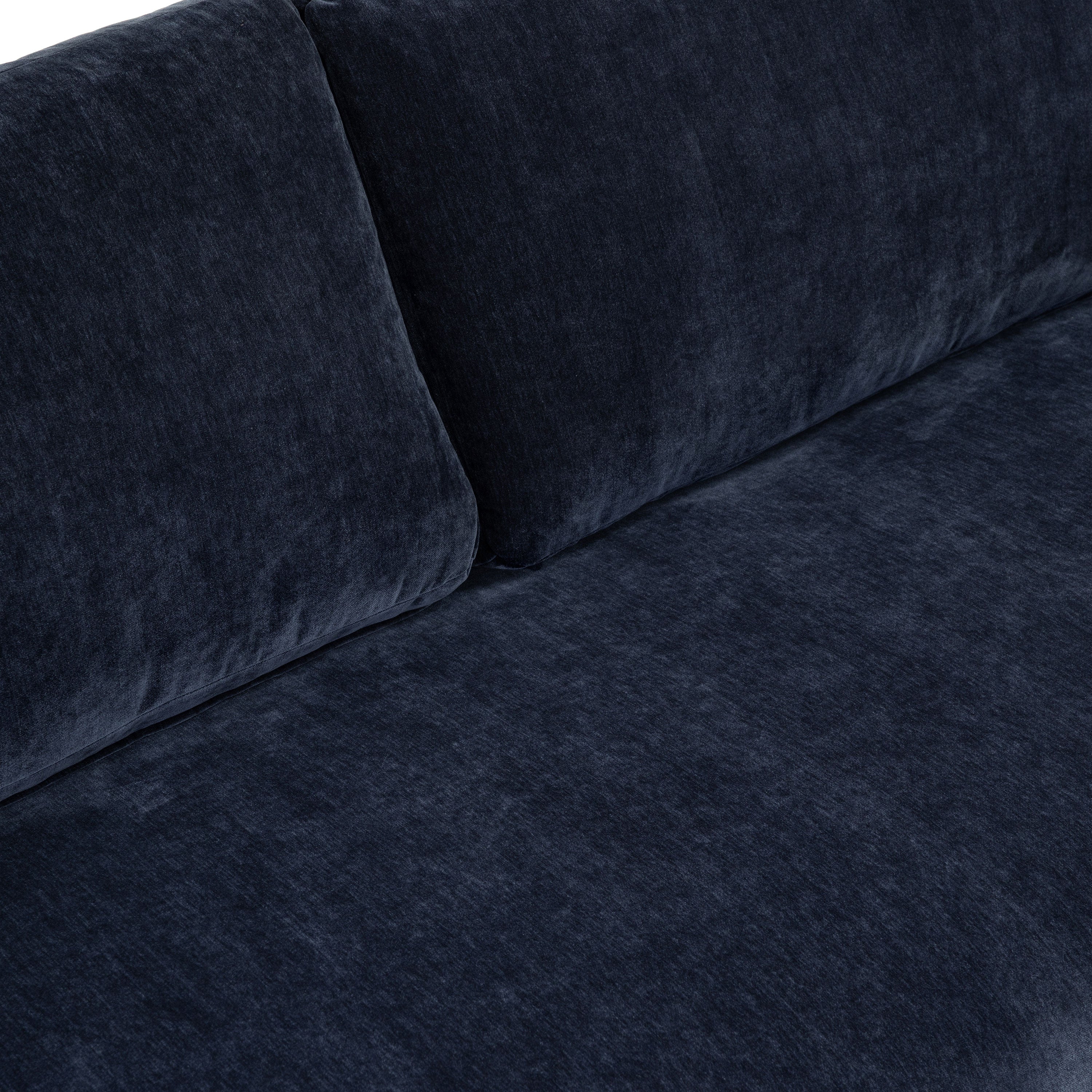 Rhodes 92" Velvet Sofa | Mystic Blue - Image 11