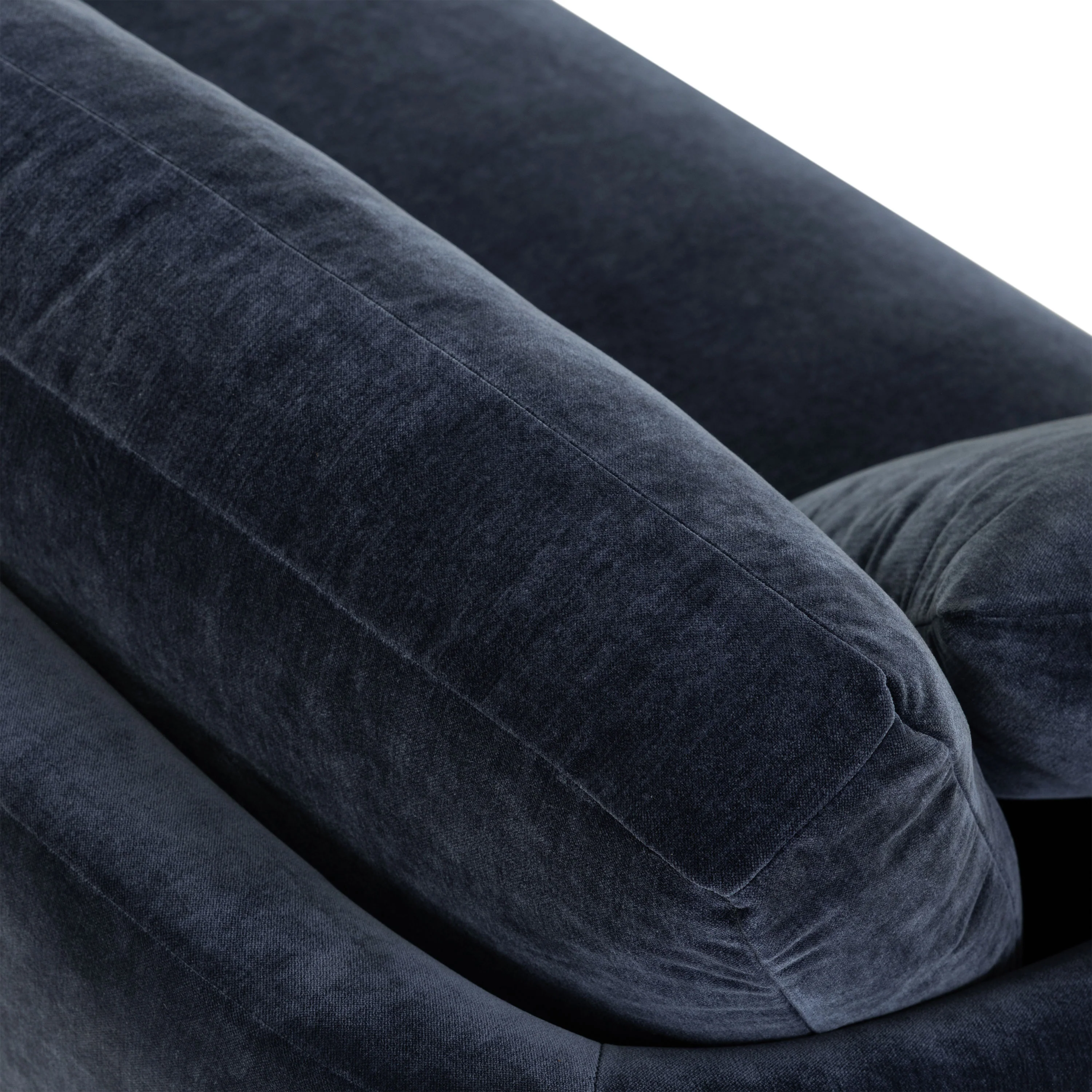 Rhodes 92" Velvet Sofa | Mystic Blue - Image 13