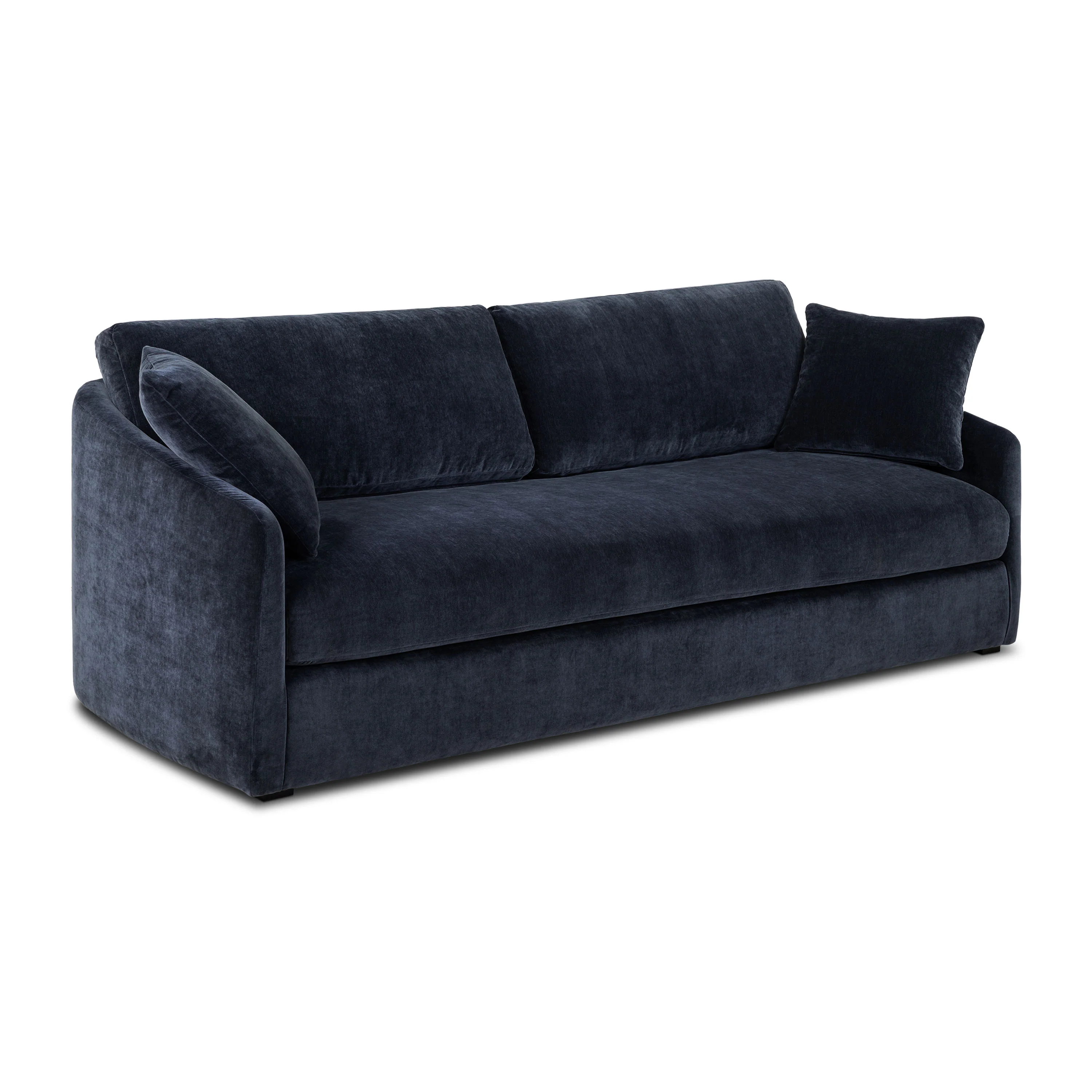 Rhodes 92" Velvet Sofa | Mystic Blue - Image 4