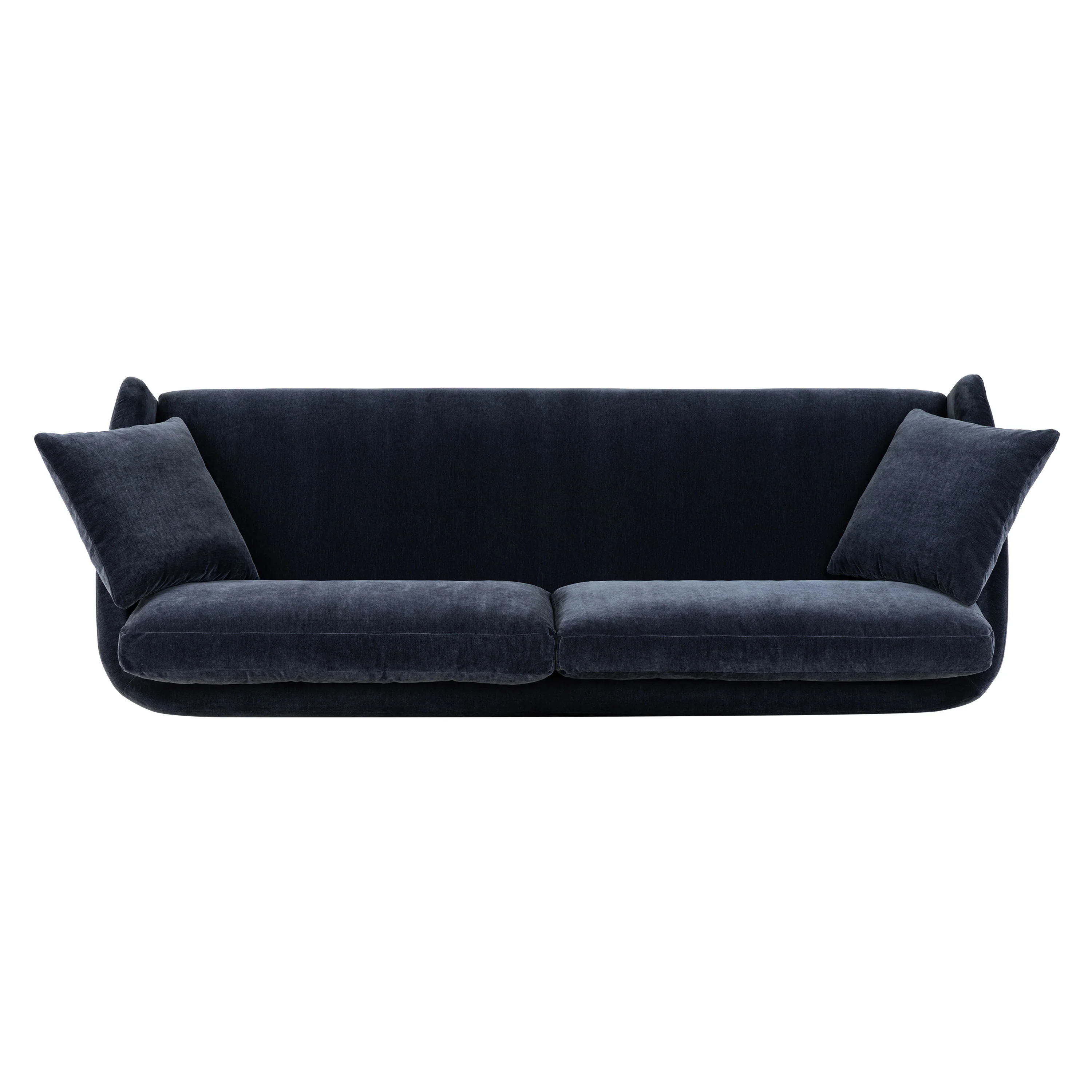 Rhodes 92" Velvet Sofa | Mystic Blue - Image 8