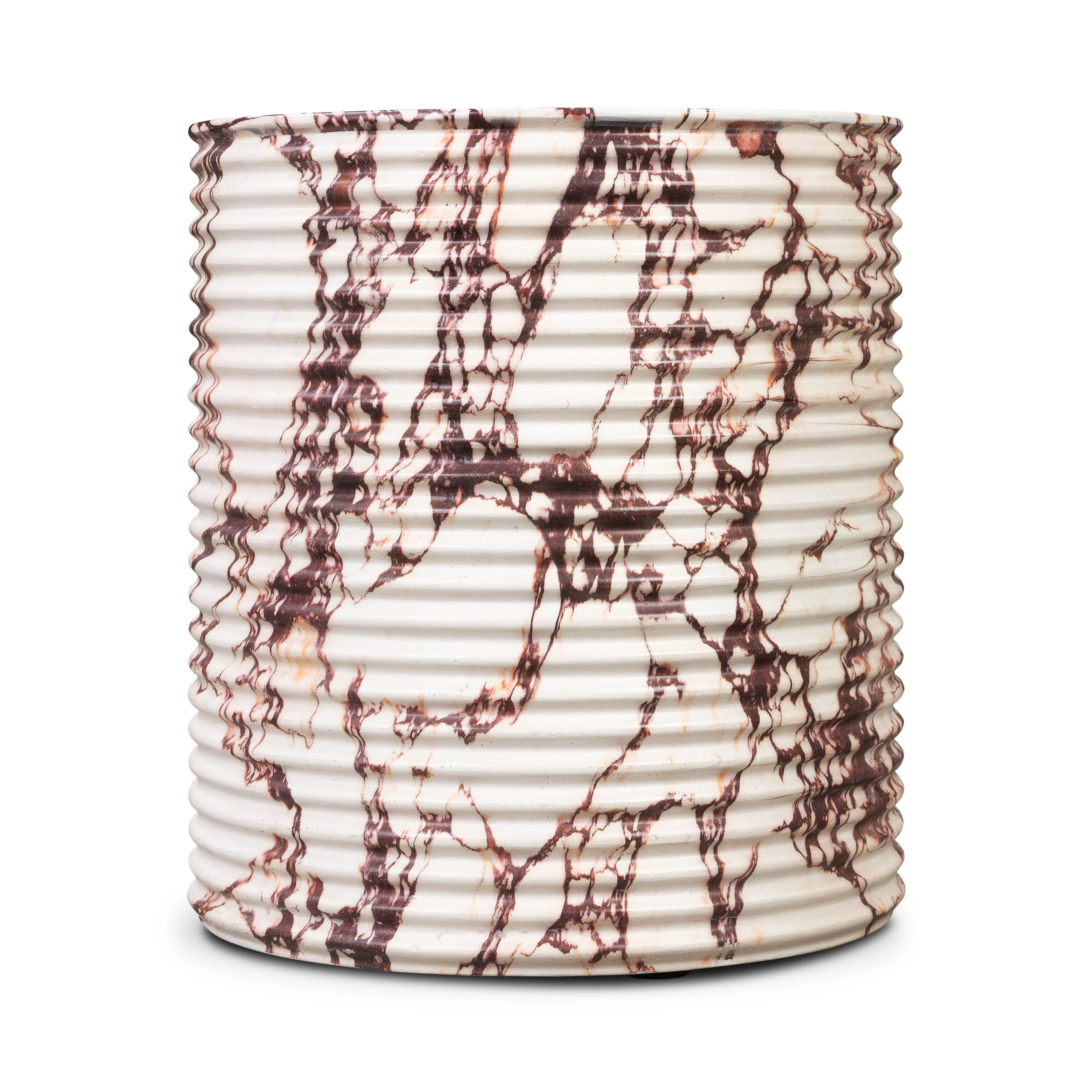 Riba 16" Side Table | Arabesco White - Image 3