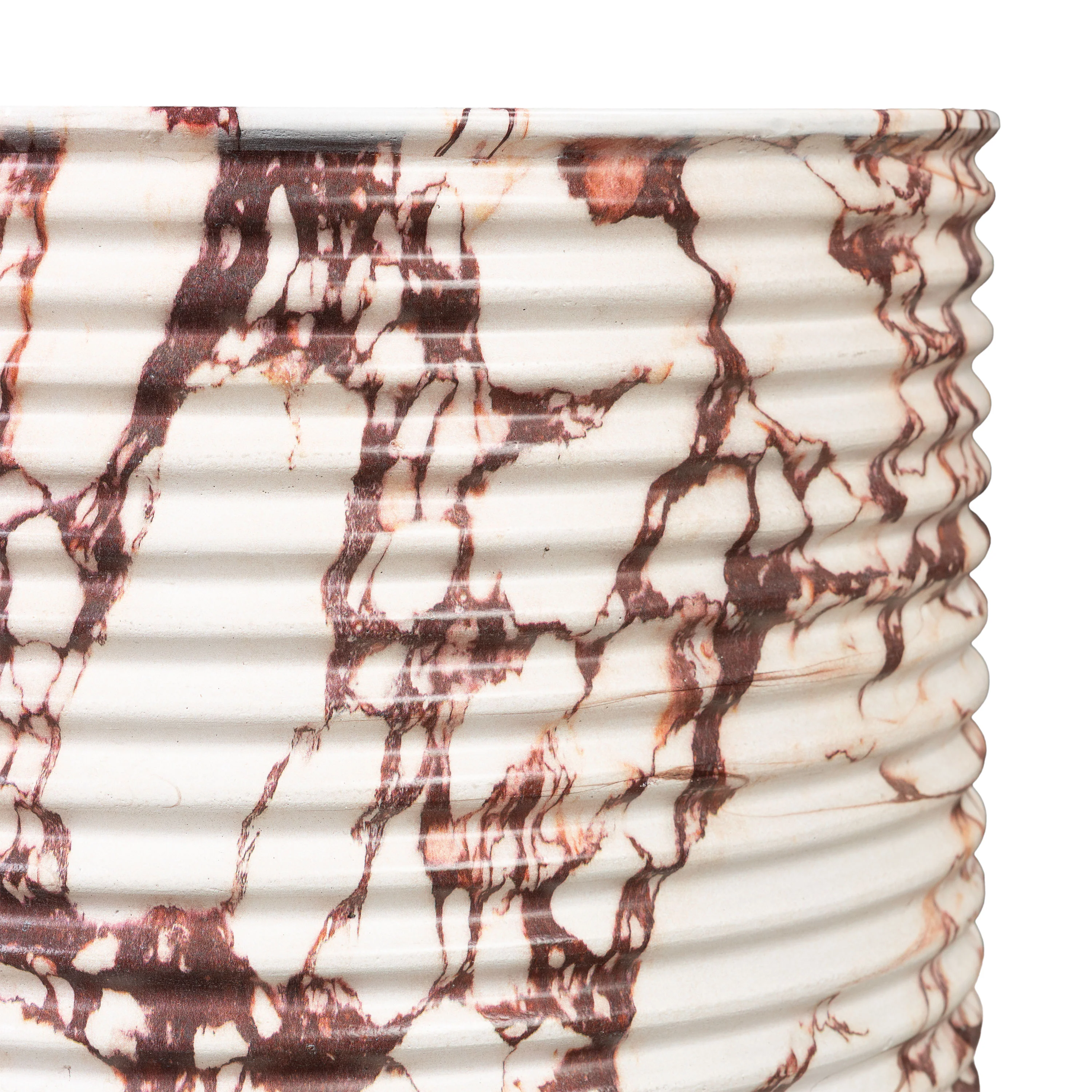 Riba 16" Side Table | Arabesco White - Image 7