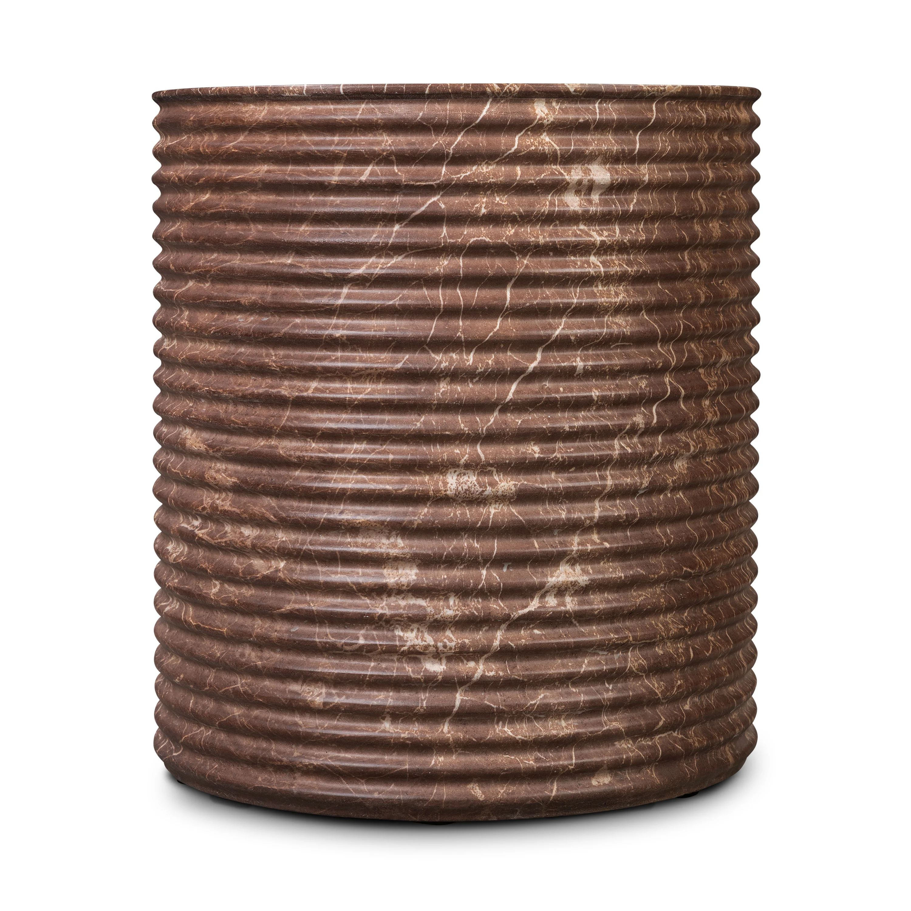 Riba 16" Side Table | Bordeaux Red - Image 5
