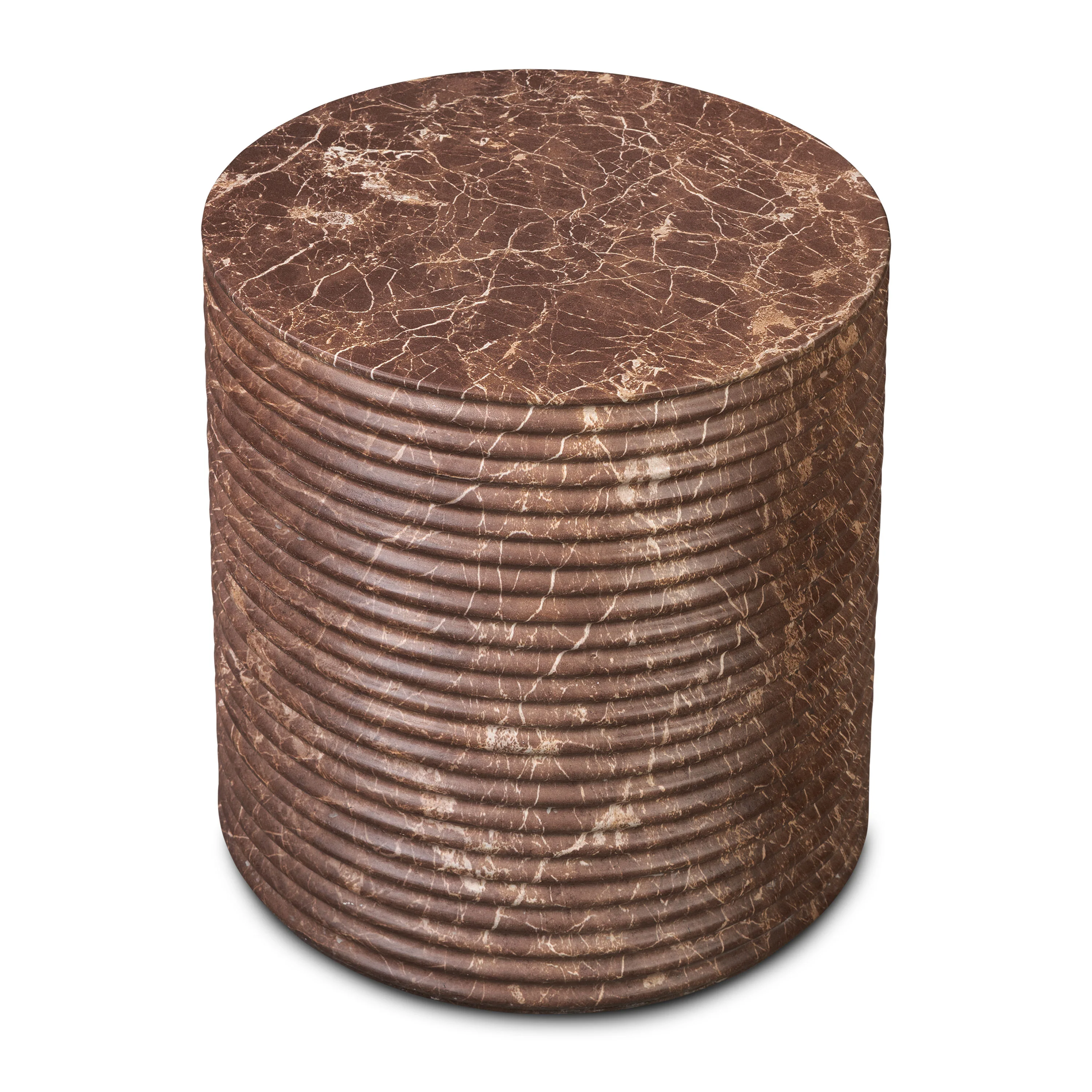 Riba 16" Side Table | Bordeaux Red - Image 6