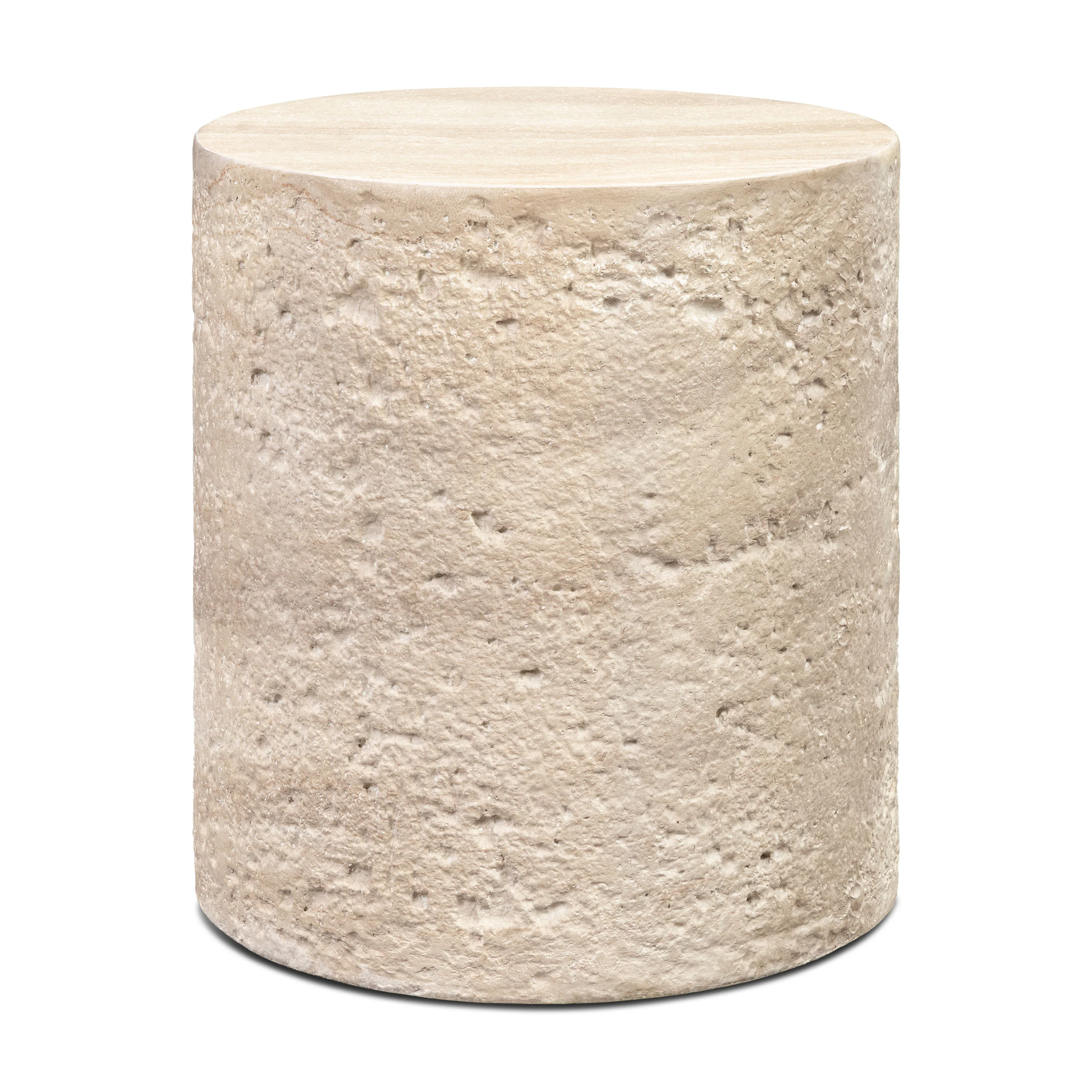 Rokka 16" Side Table | Travertine - Image 3