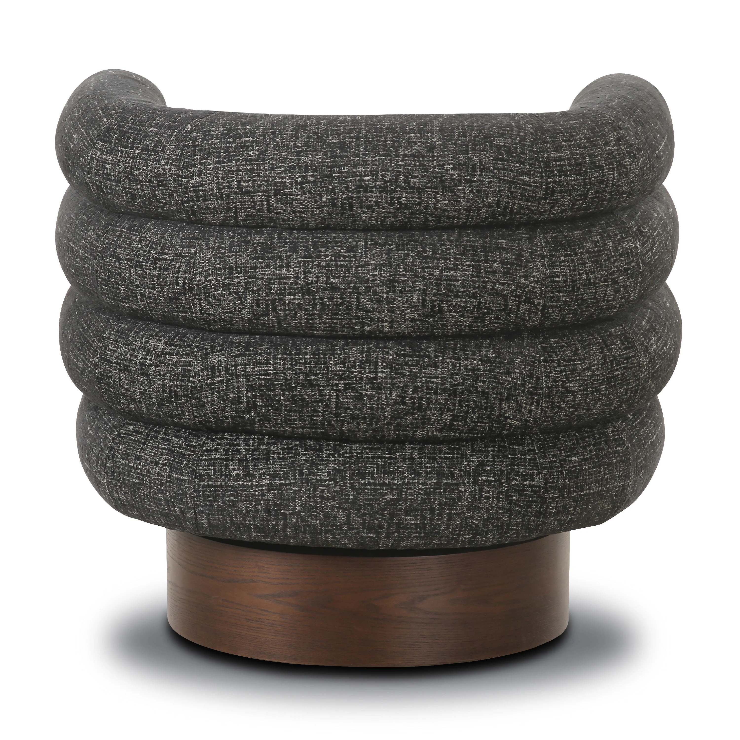 Rome Swivel Lounge Chair | Ebony Black - Image 6