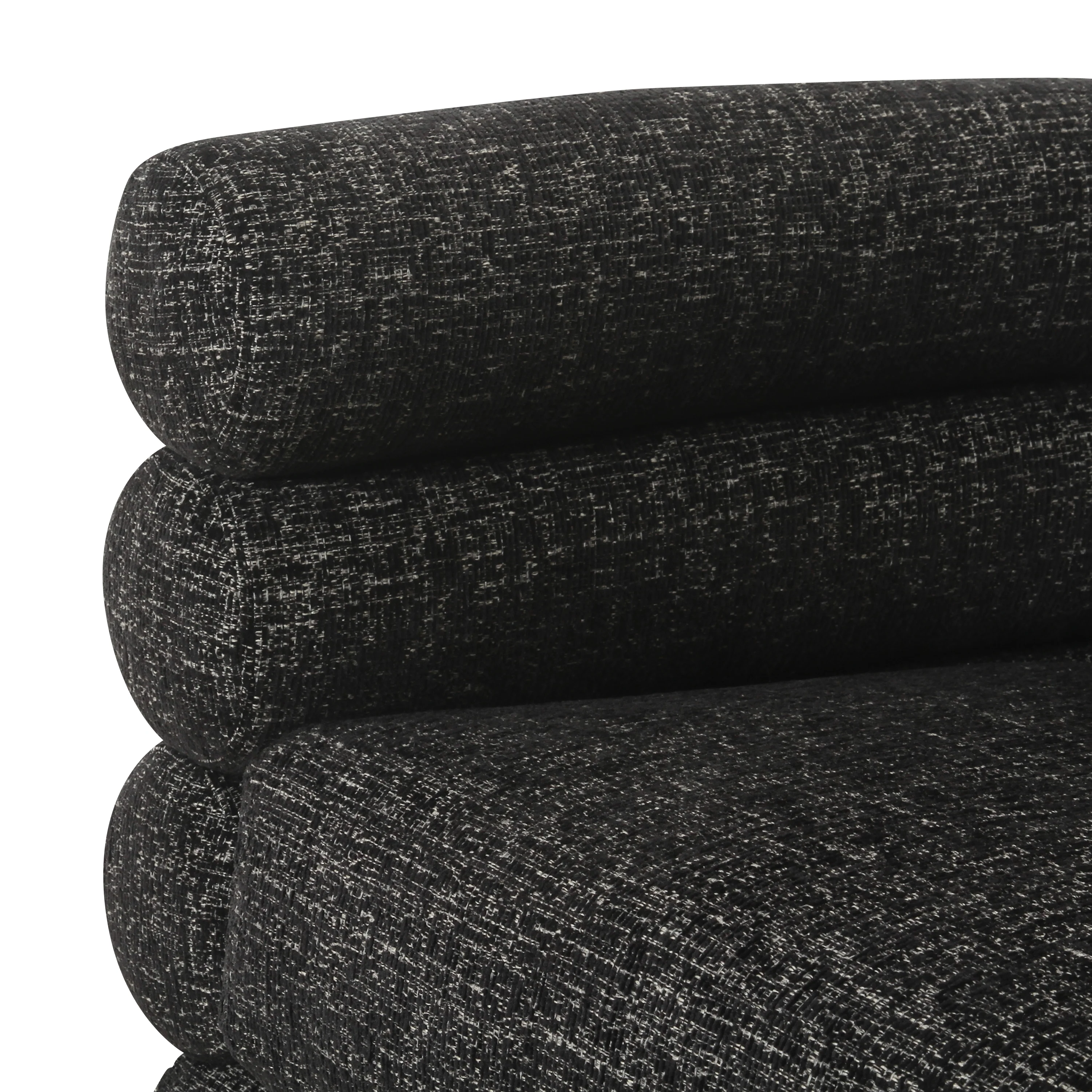 Rome Swivel Lounge Chair | Ebony Black - Image 9